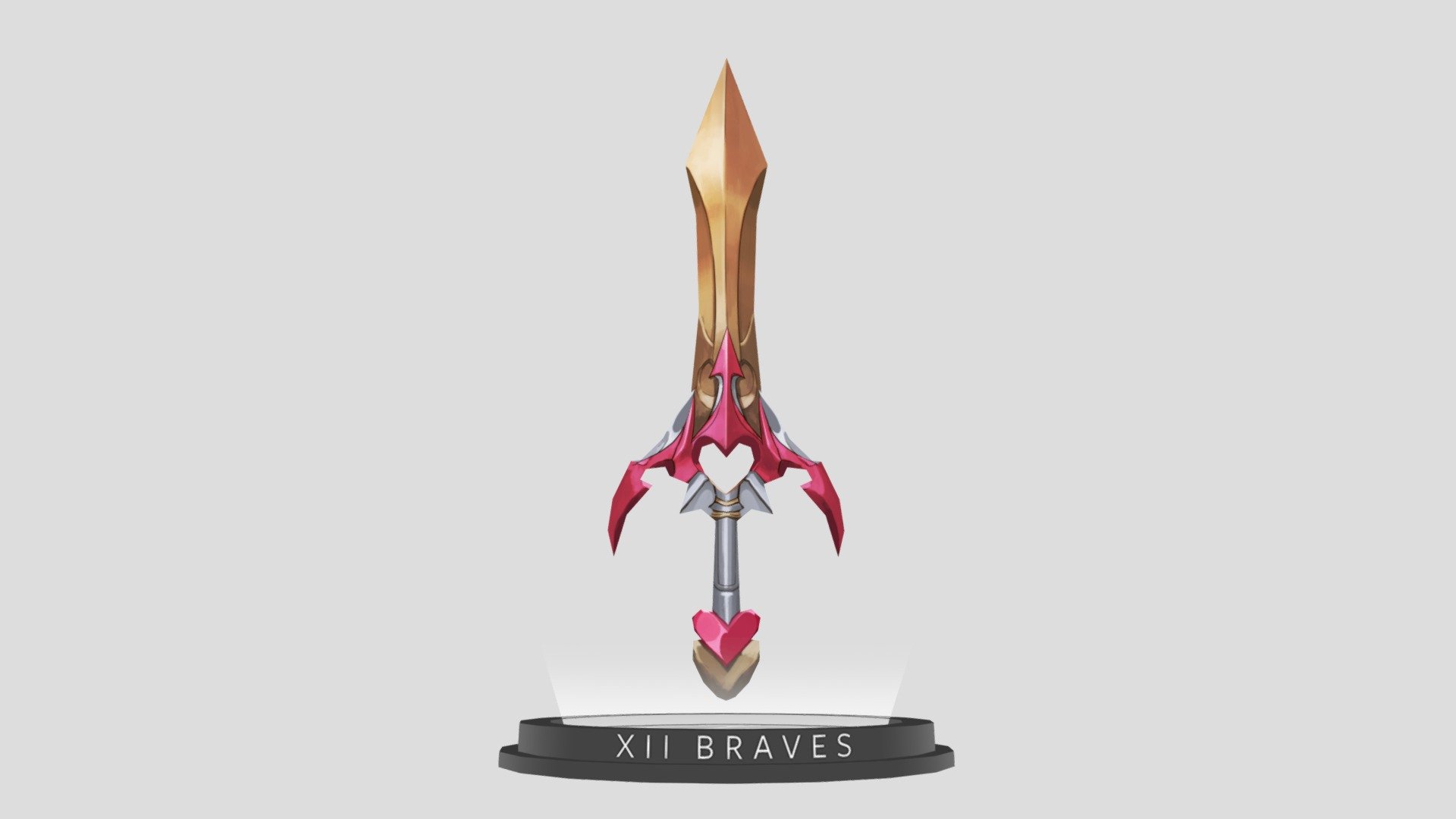 Valentine Sword 3d model