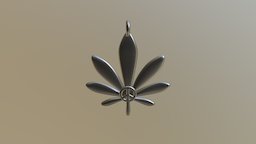 Cannabis Leaf Pendant