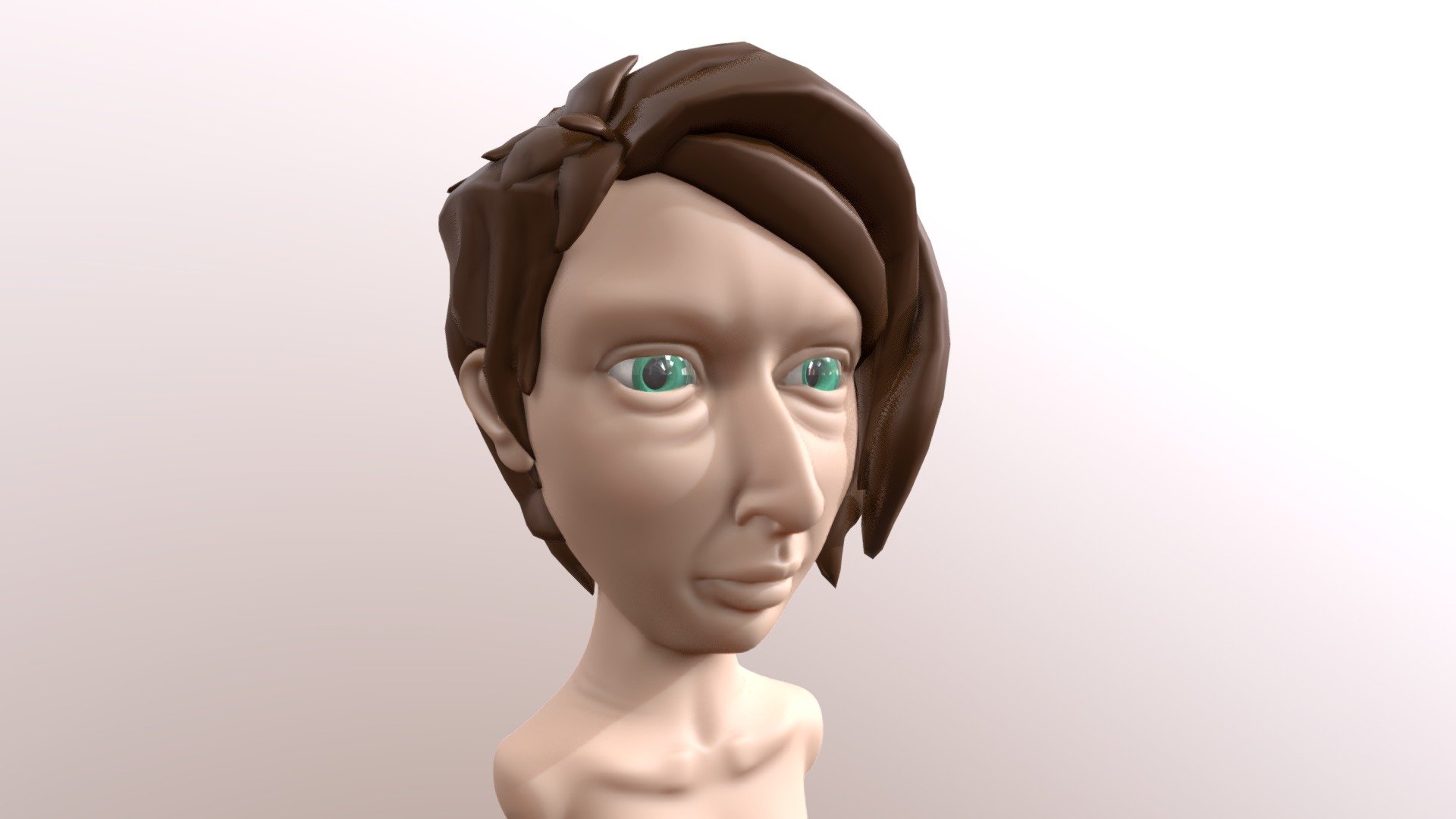 Fortnite Hair v01 3d model