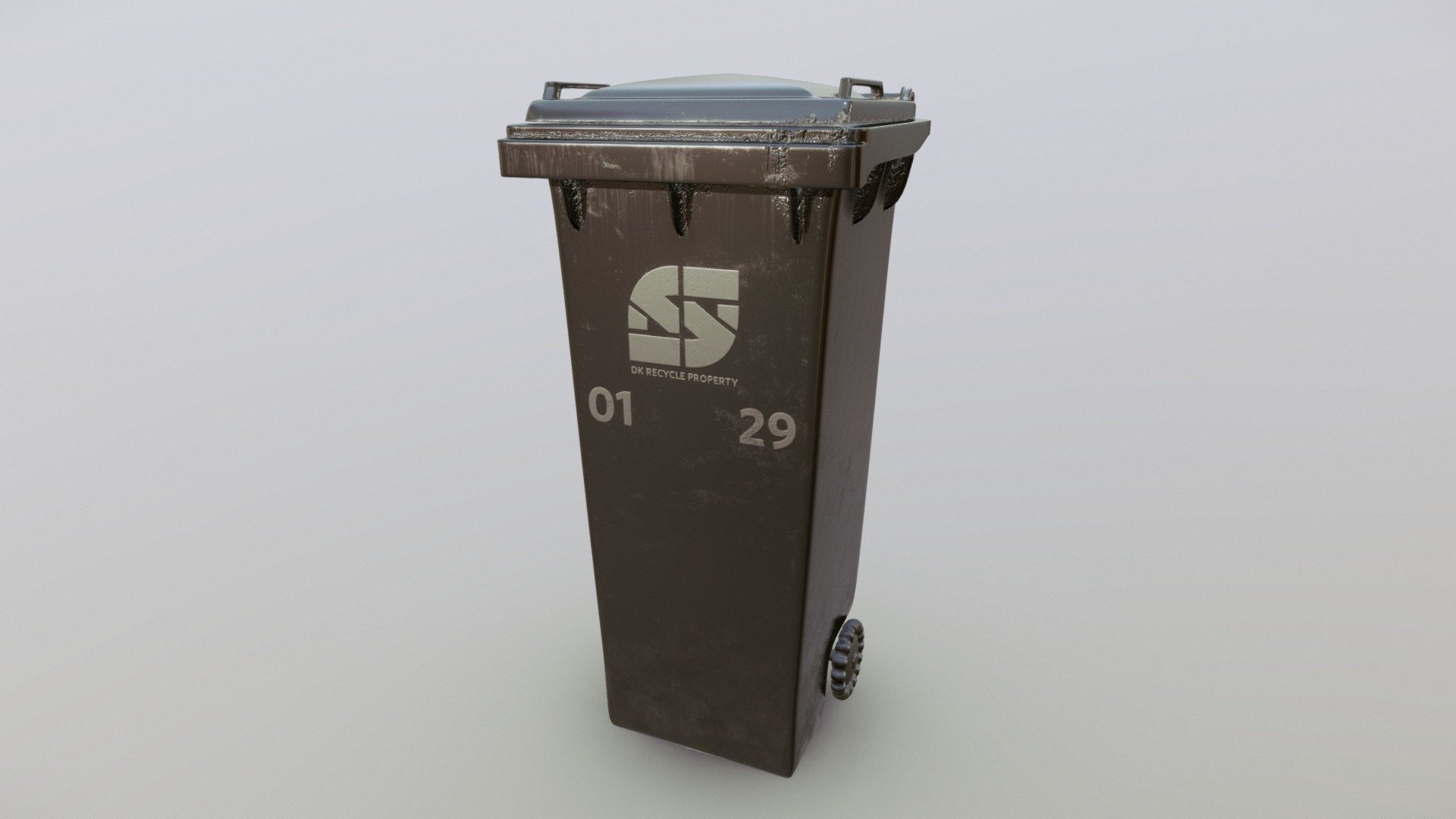 Garbage Bin 3d model