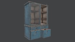 Wood Cabinet 3B PBR