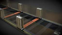 Modular Walking Platform  -Game Ready- PBR