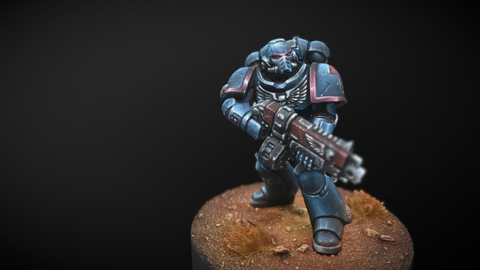 Crimson Fist Primaris 3d model