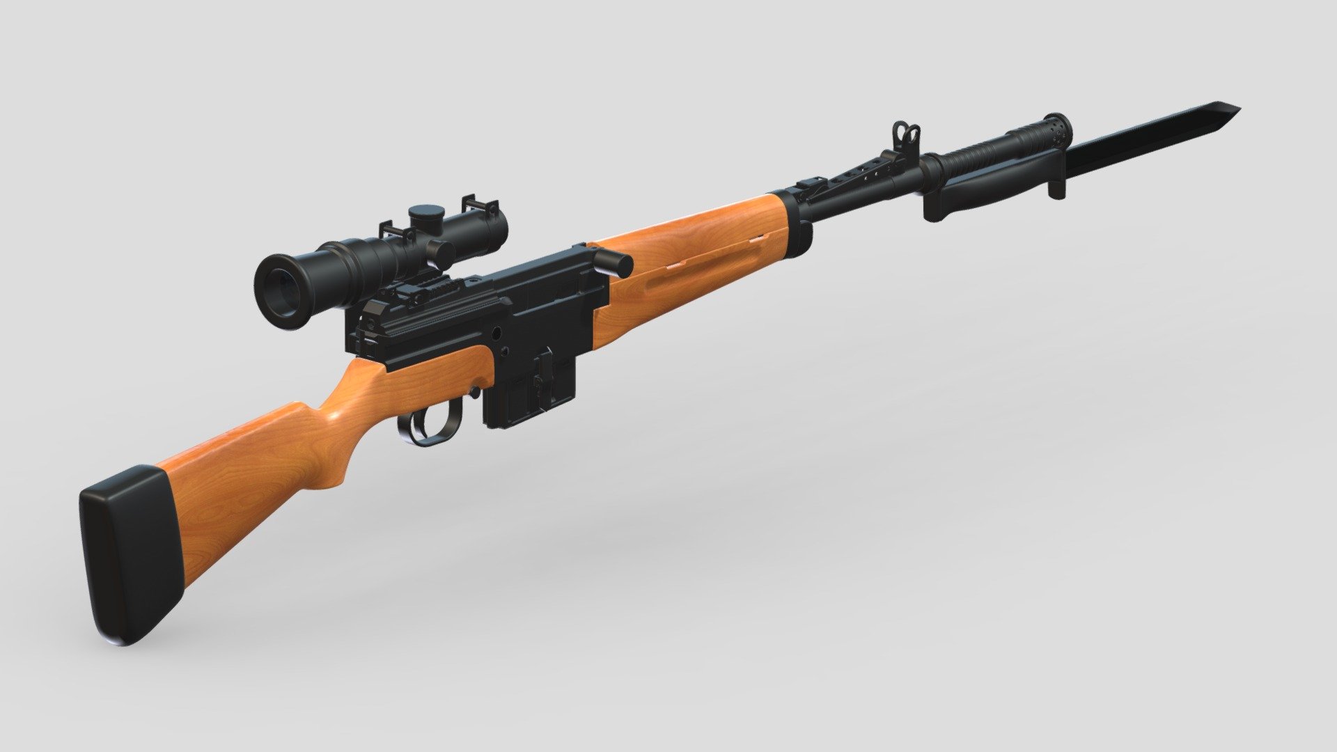 MAS-49 Rifle 3d model