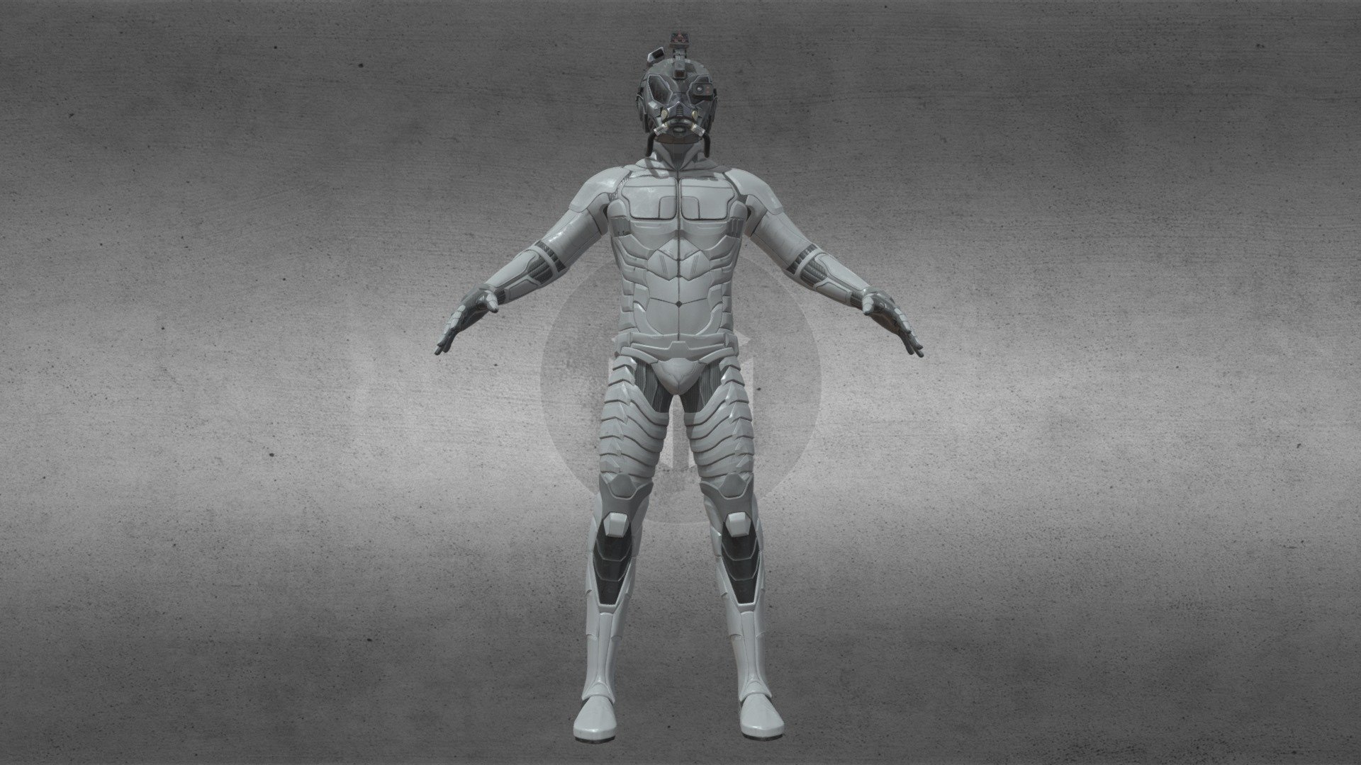 Protective suit. 3d model