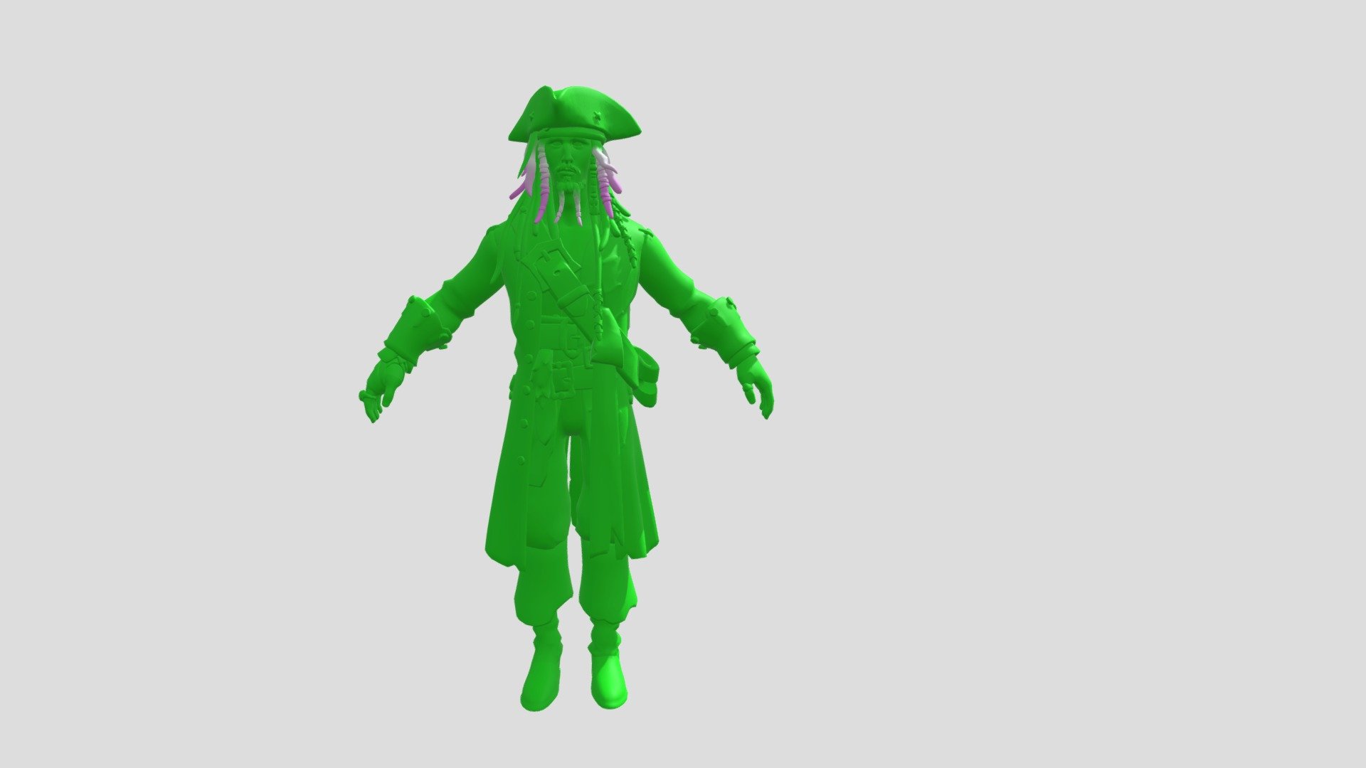 Jack Sparrow 3d model