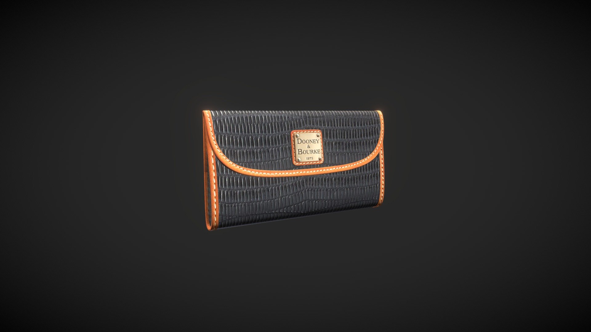 3D Leather Wallet 3d model