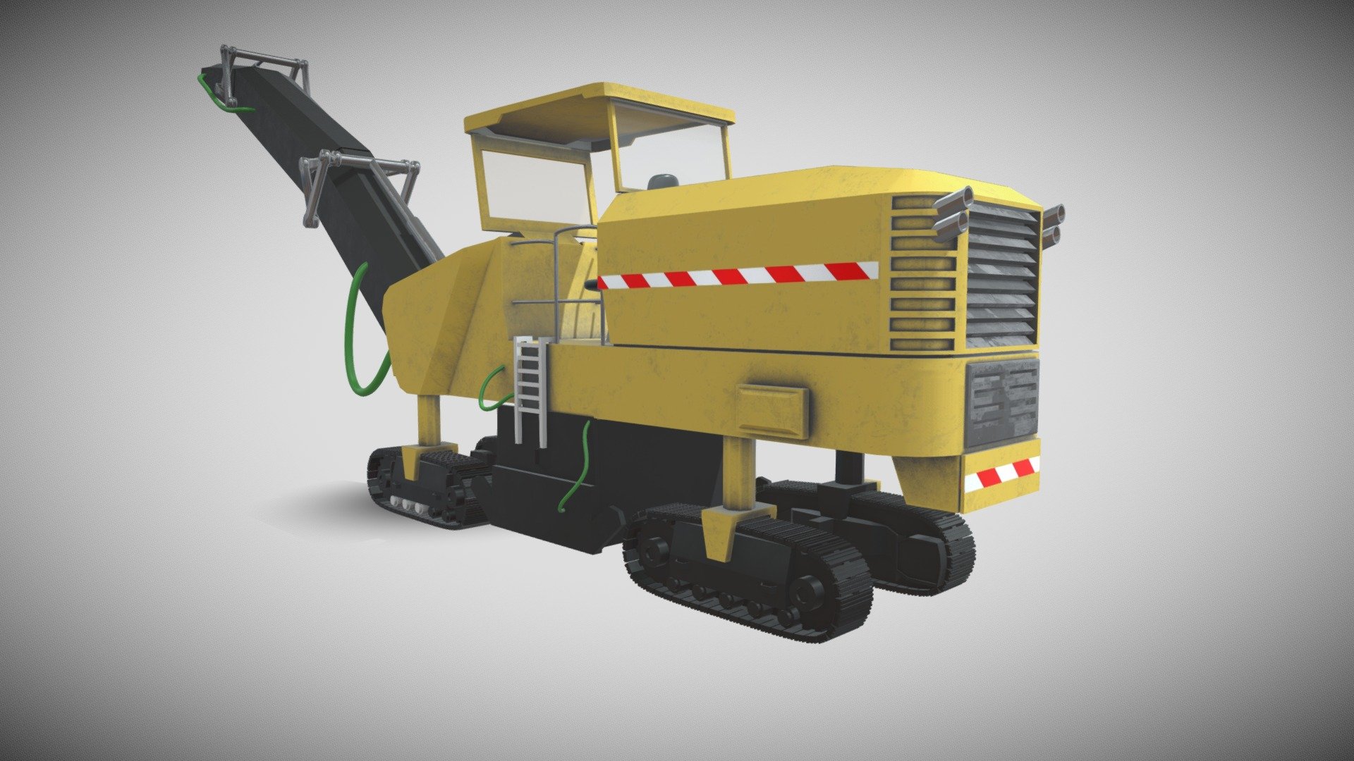 Road planer 3d model