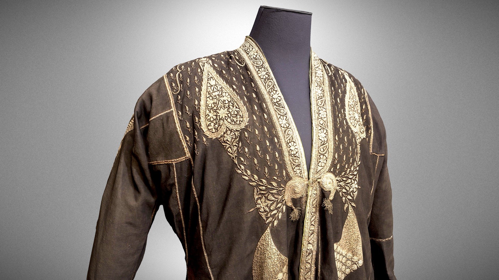 Male abaya 3d model