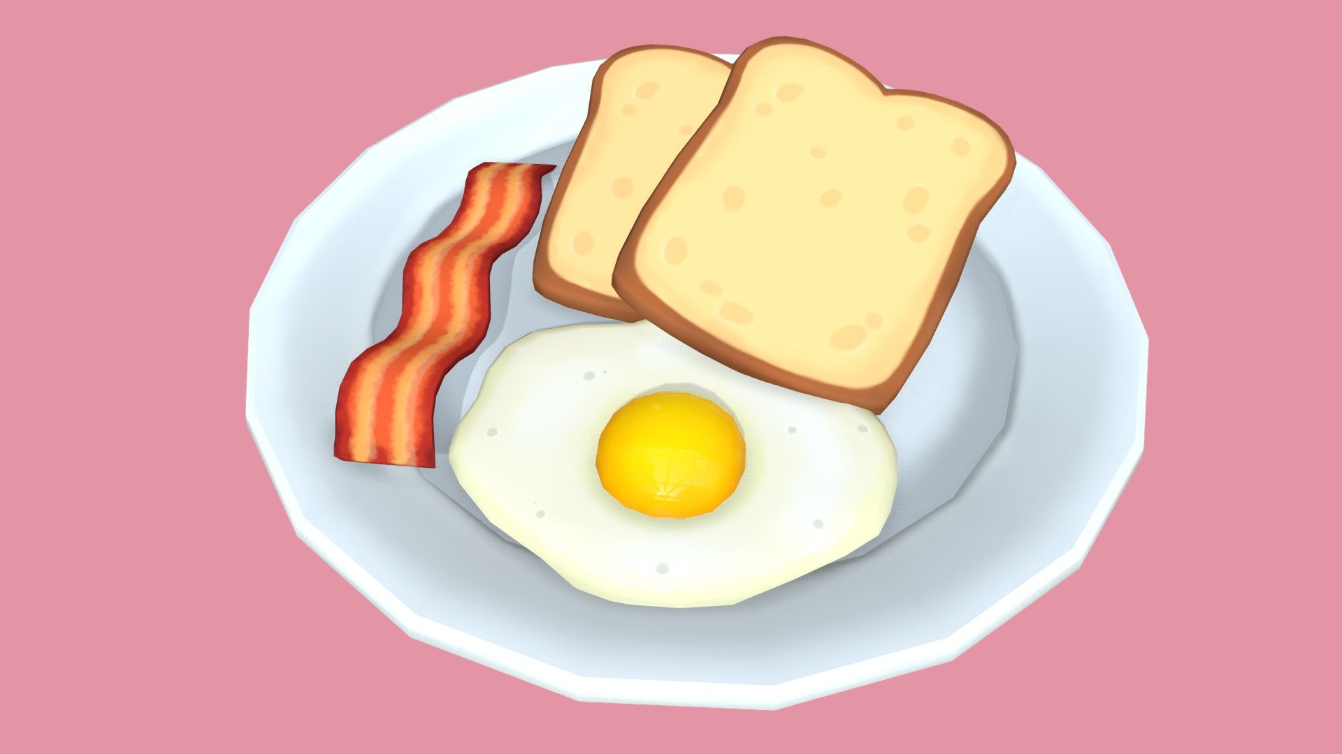 Breakfast 3d model