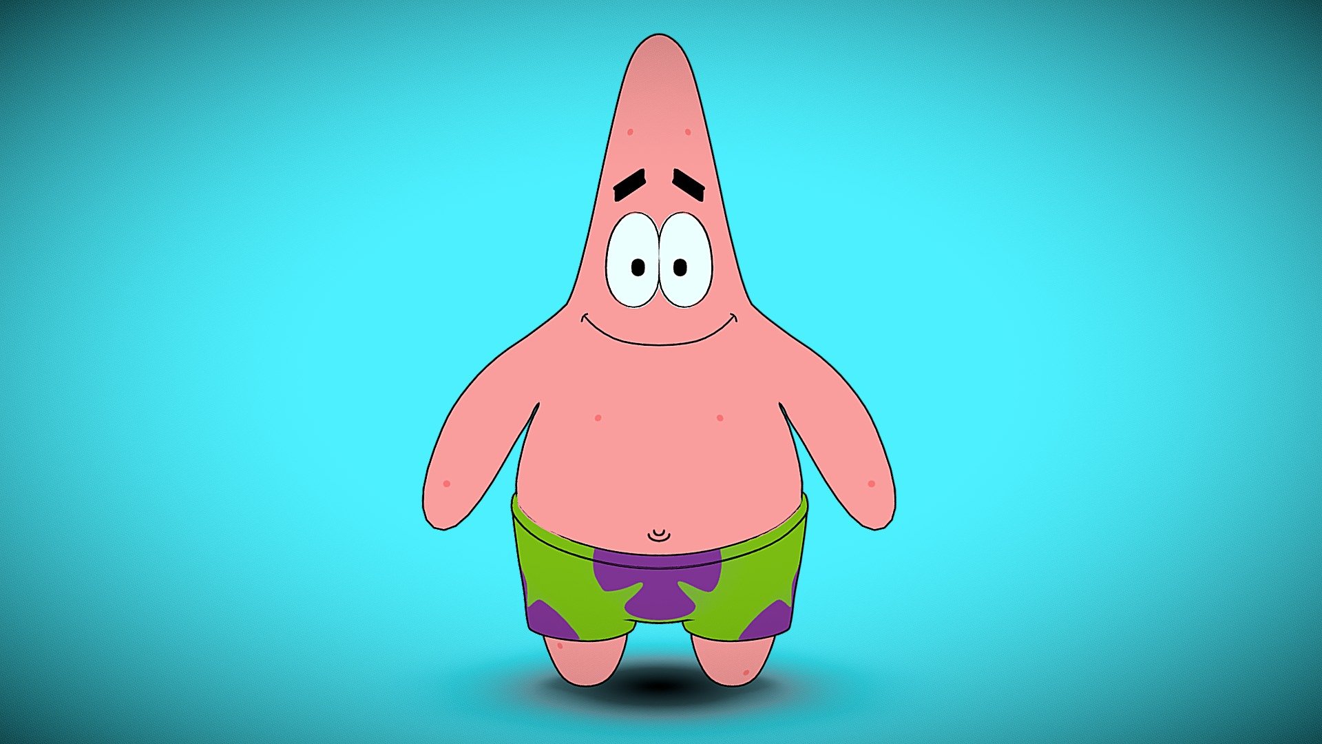 Patrick Star Toon 3d model