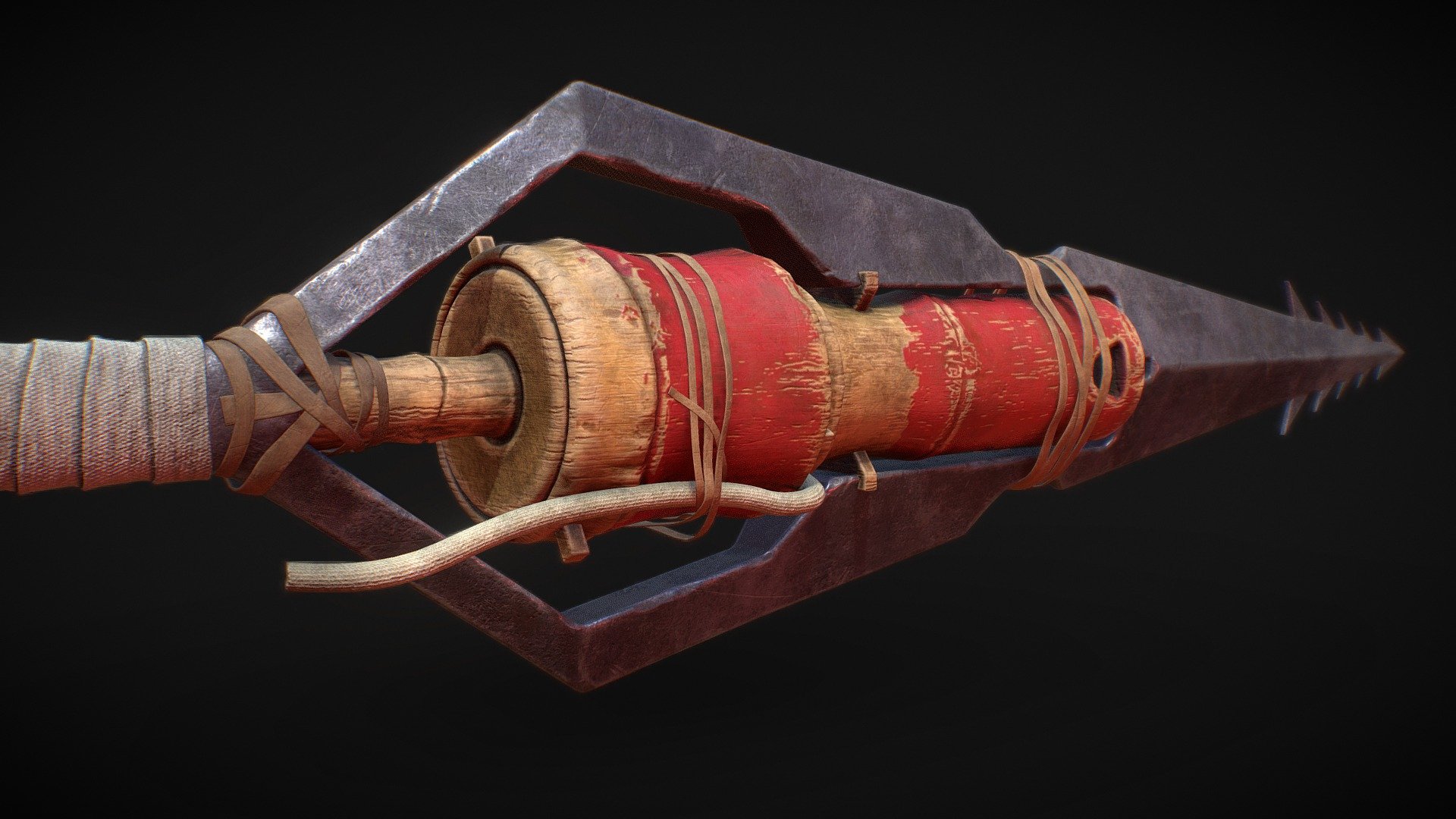 Explosive Kunai Feudal Japan challenge 3d model