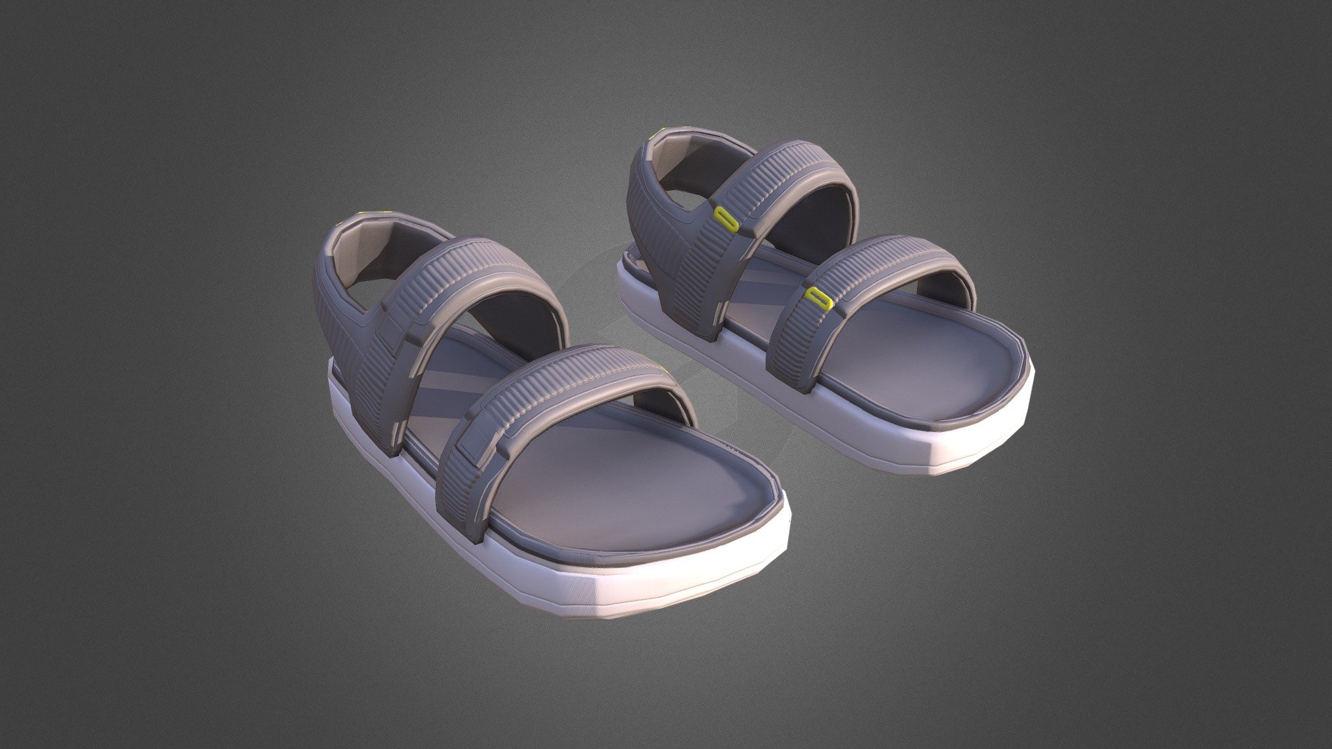 Creative Commons Sandals 3d model