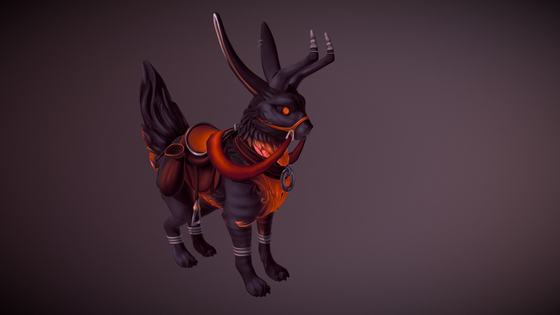 Jackalope 3d model