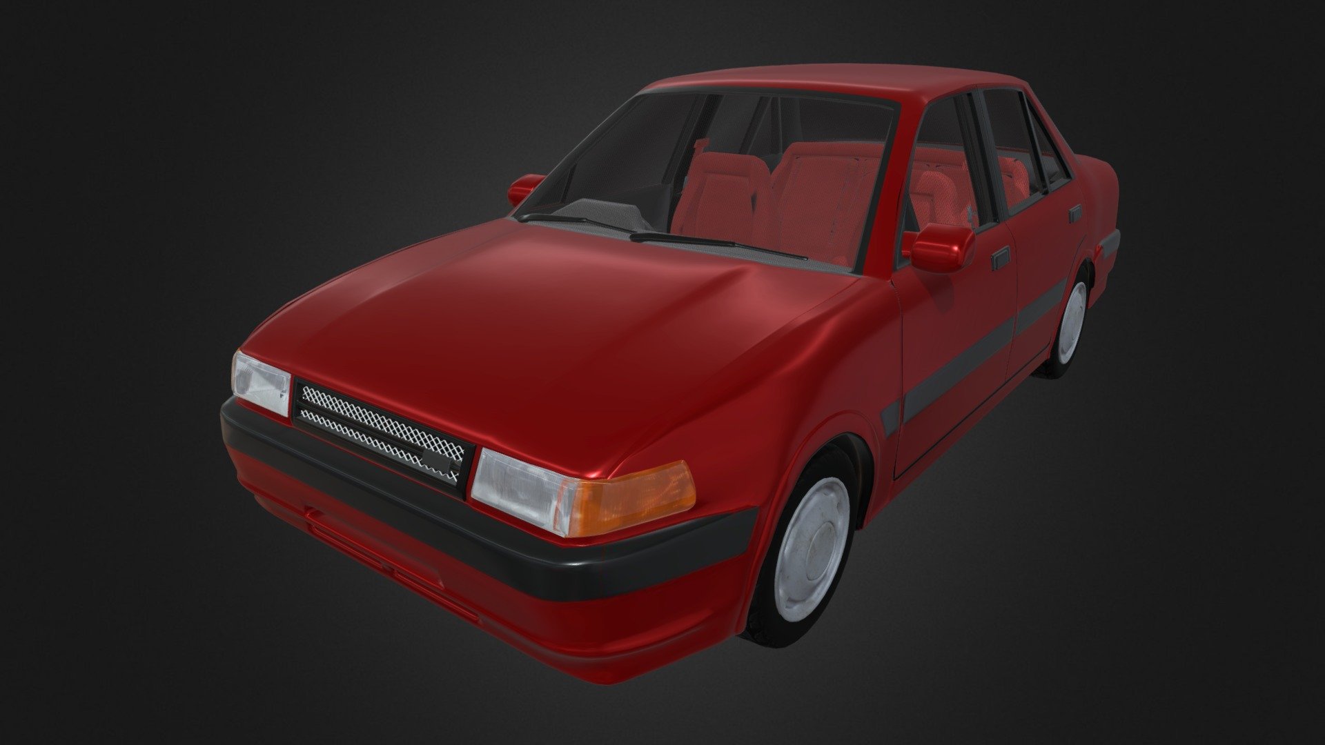 Mazda 323 familia 3d model