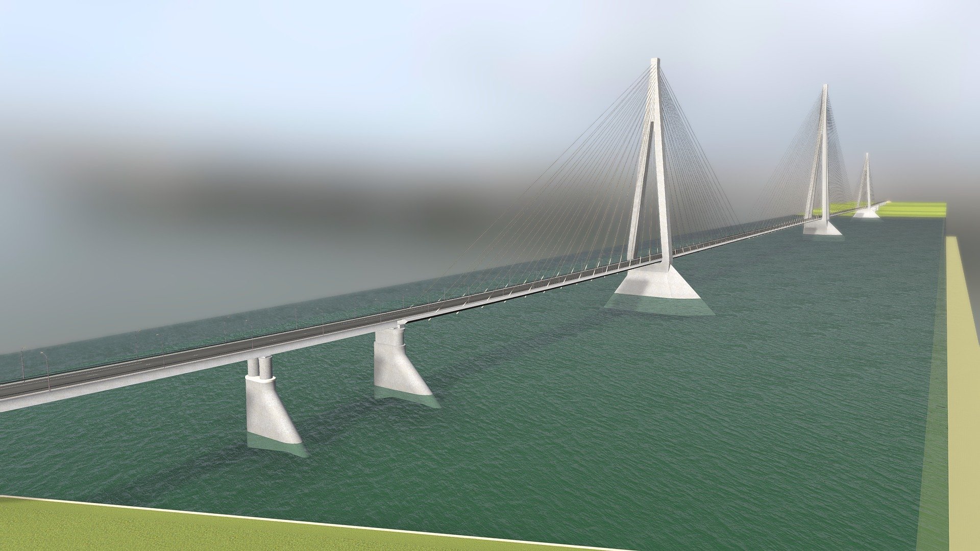 Bridge Lena 3d model