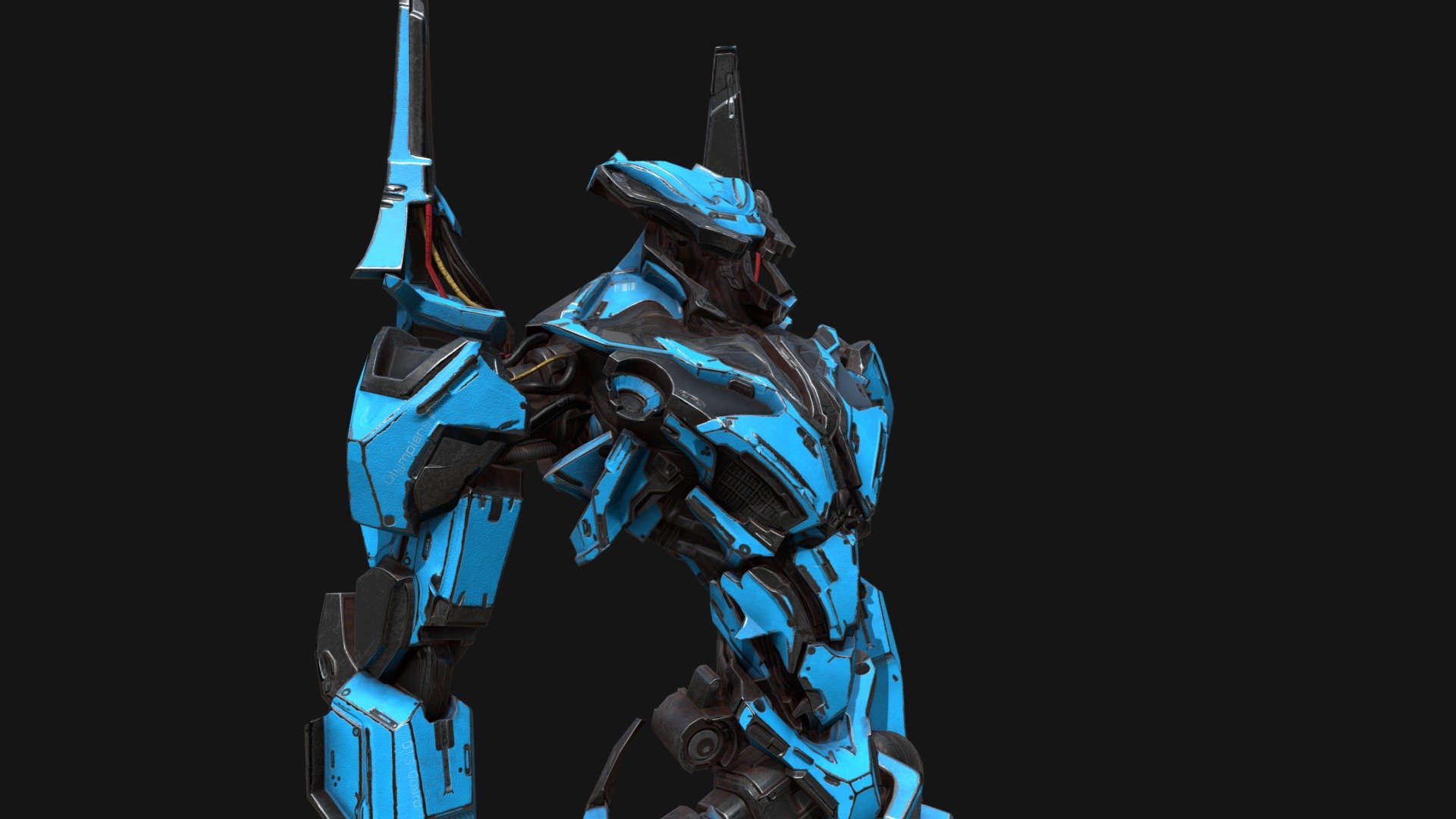 PBR Mech Practice 3d model