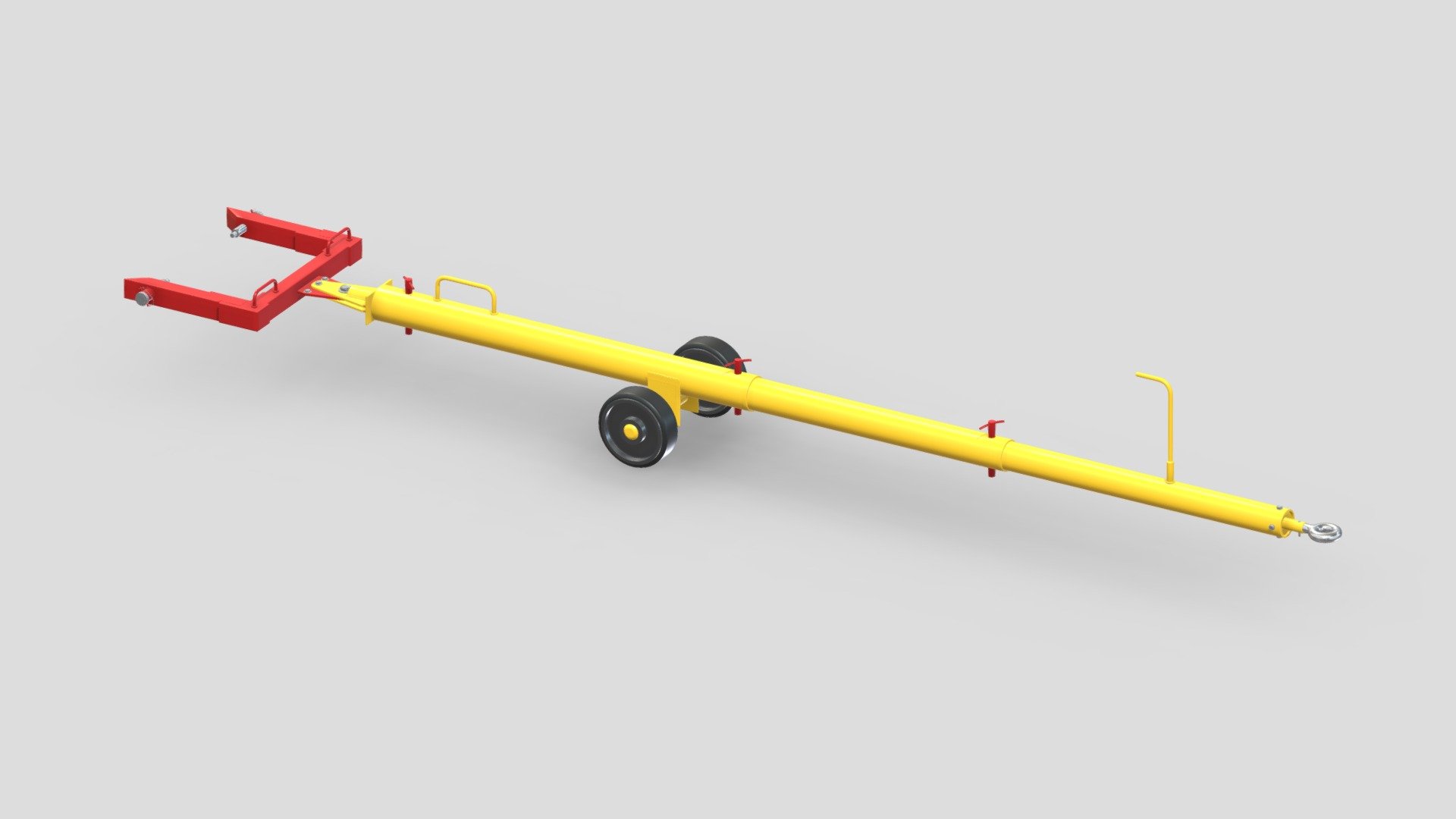 Tug Aircraft Tow Bar 3d model