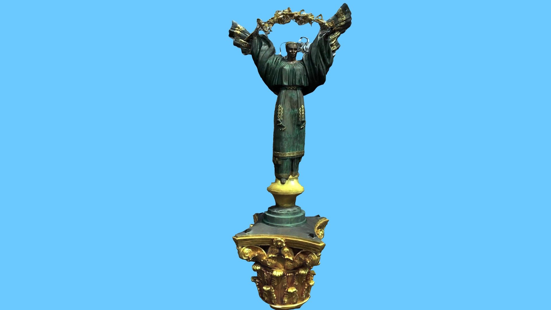 Independence Monument, Kyiv 3d model