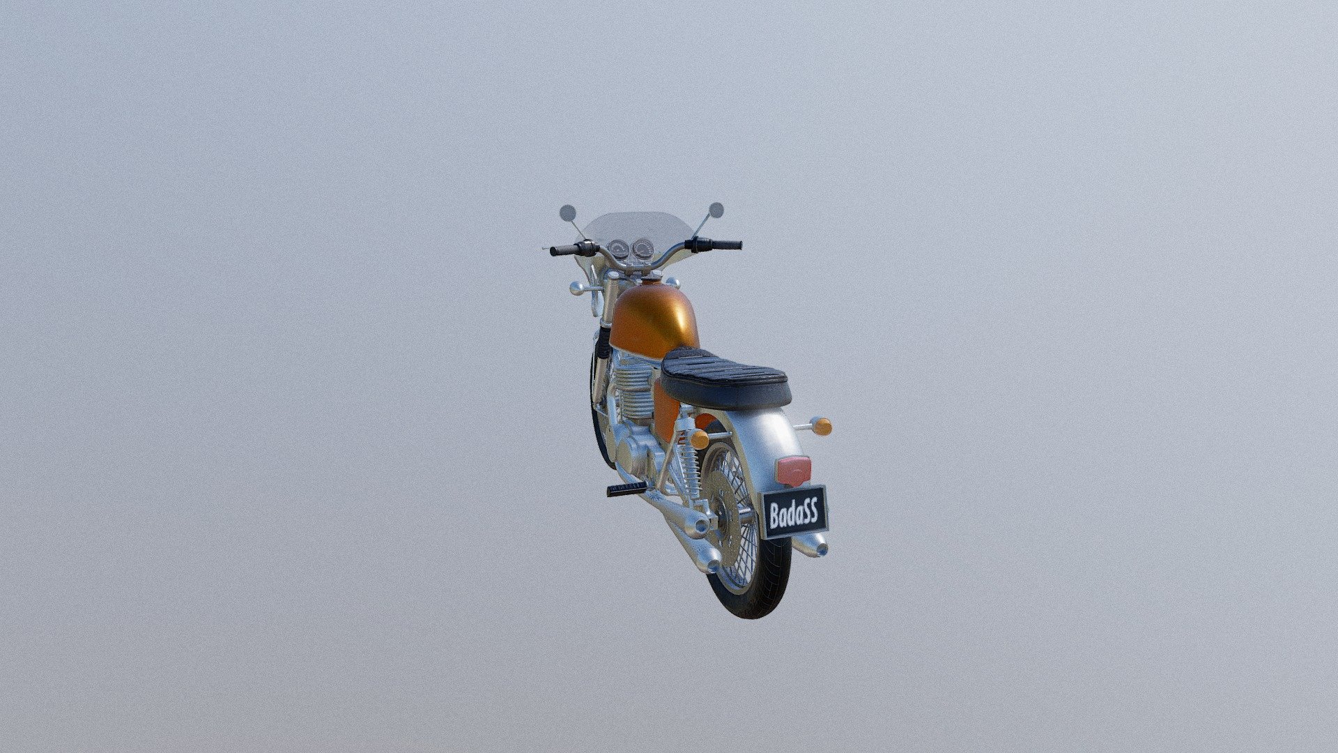 Honda CB750 Four with Fairing 3d model