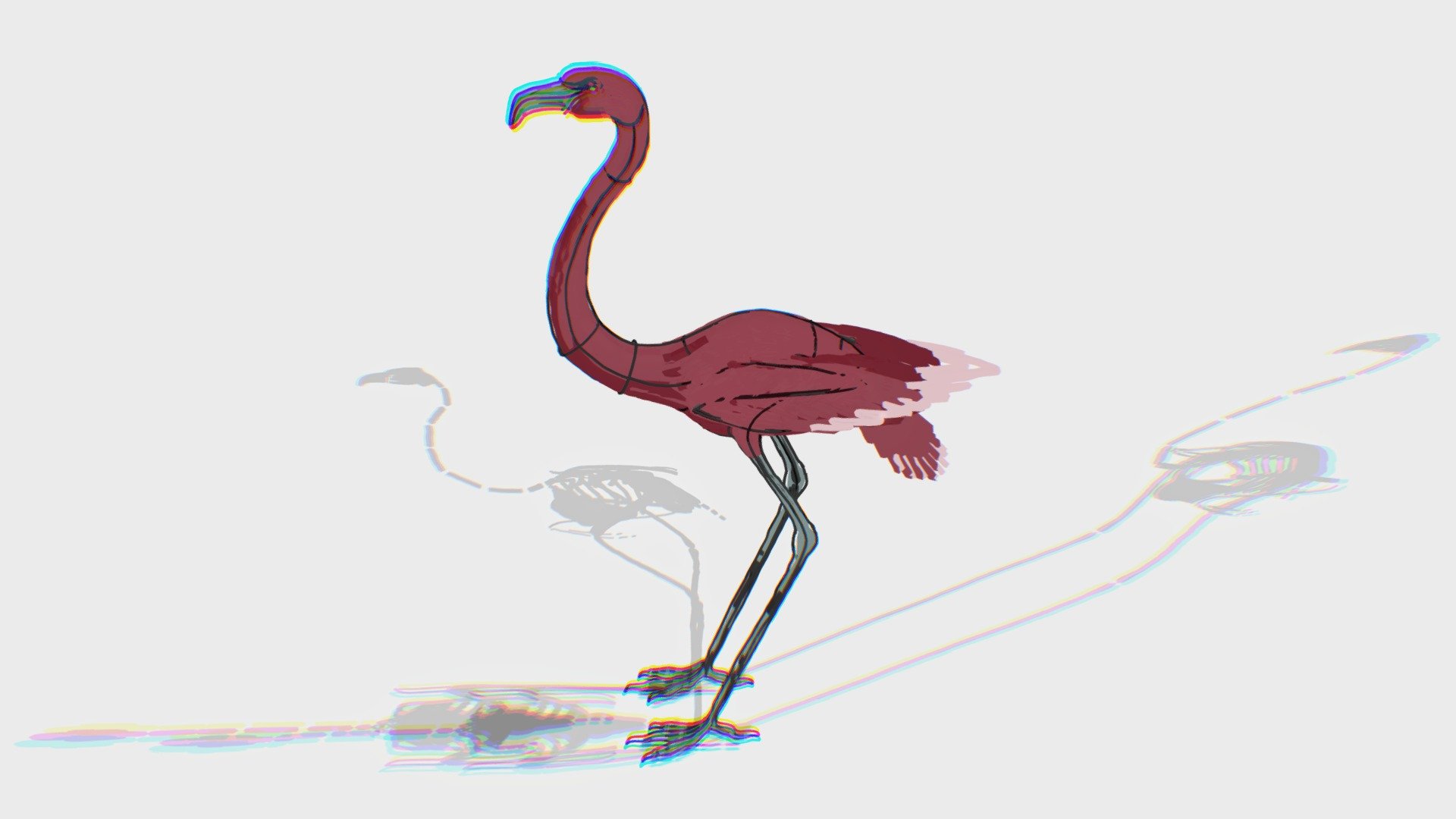 Flamingo 3d model