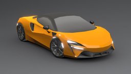 McLaren 2022 Low-poly 3D