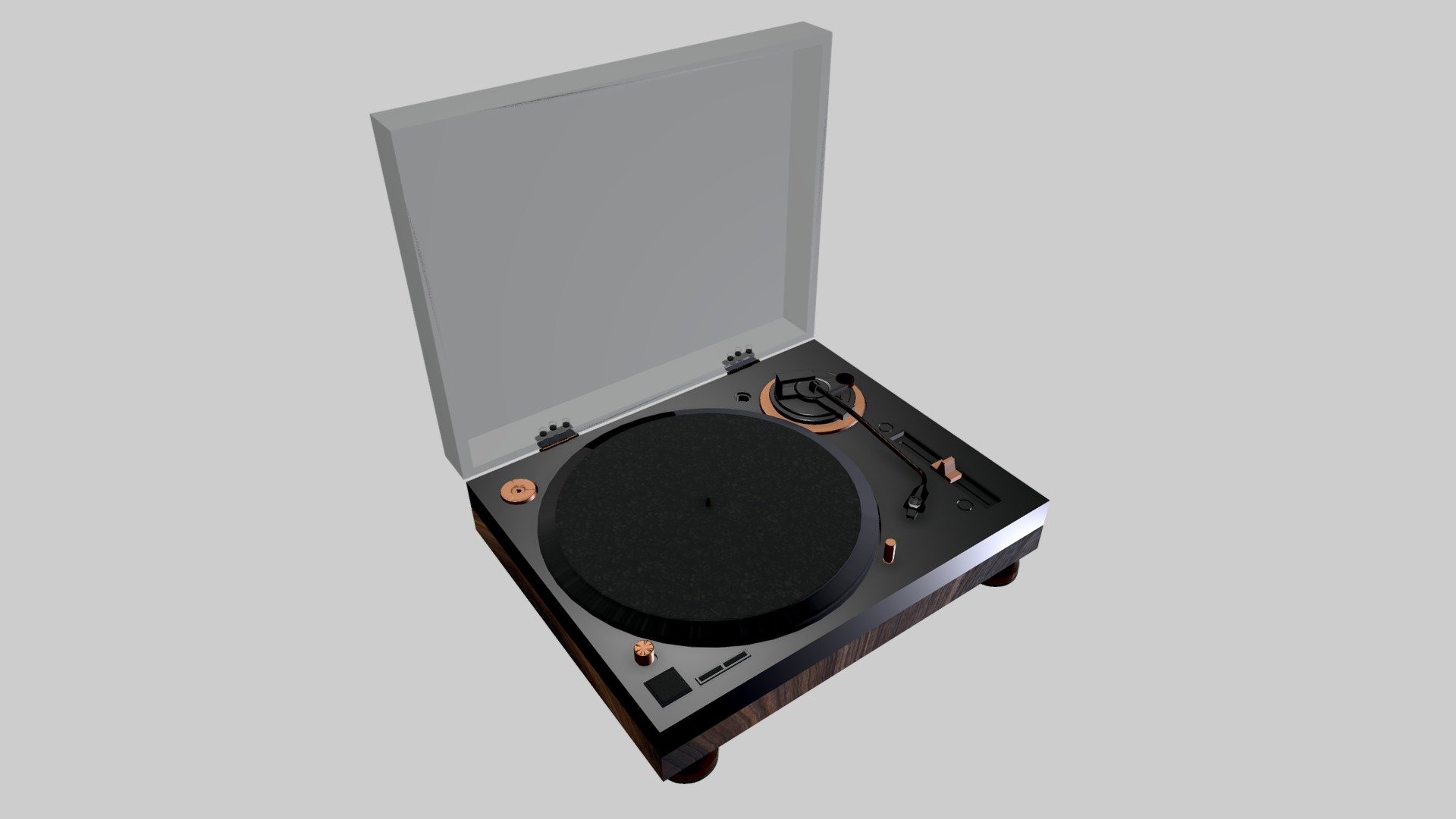 Kashmir Vynil Player 3d model