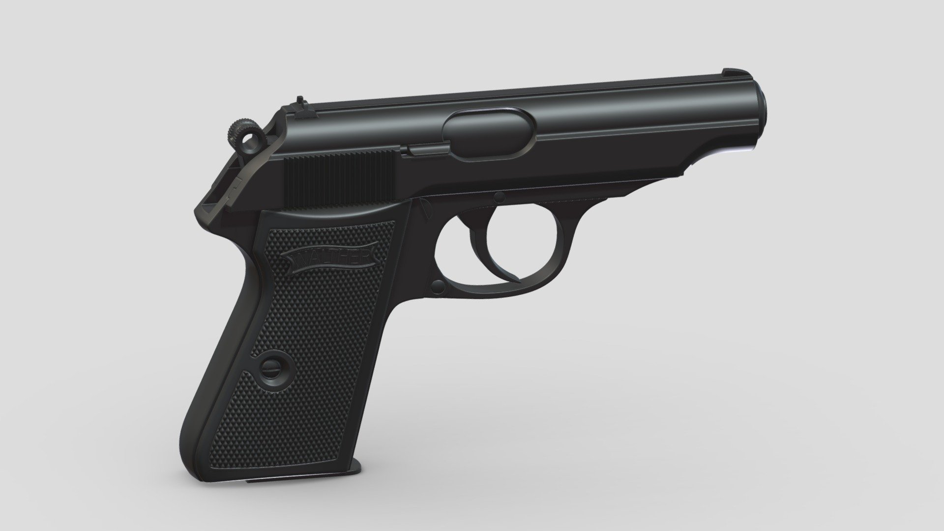 Walther PP PEG Model 48 3d model