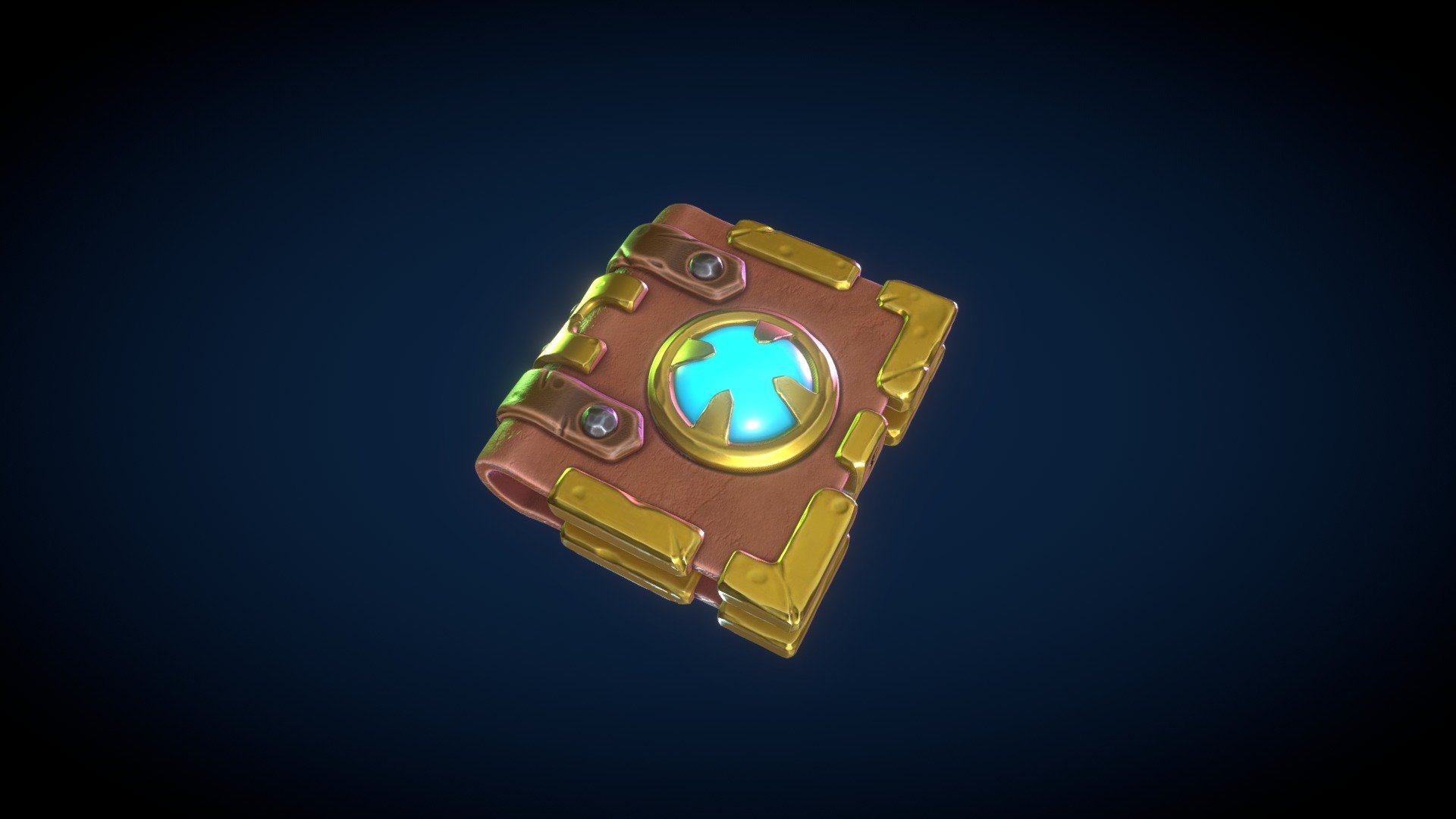 Magic Stylized Book 3d model