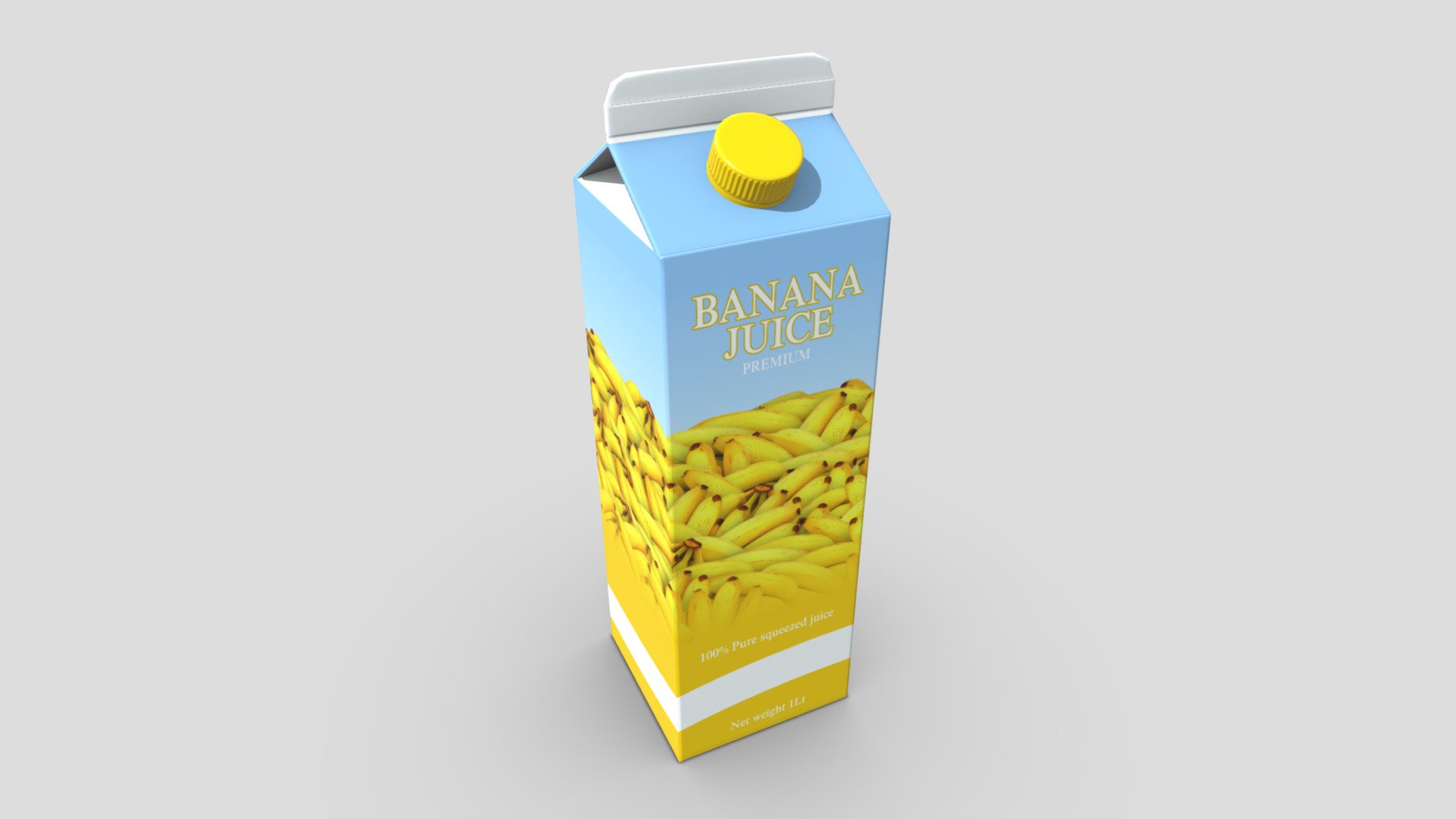 Banana Juice 3d model