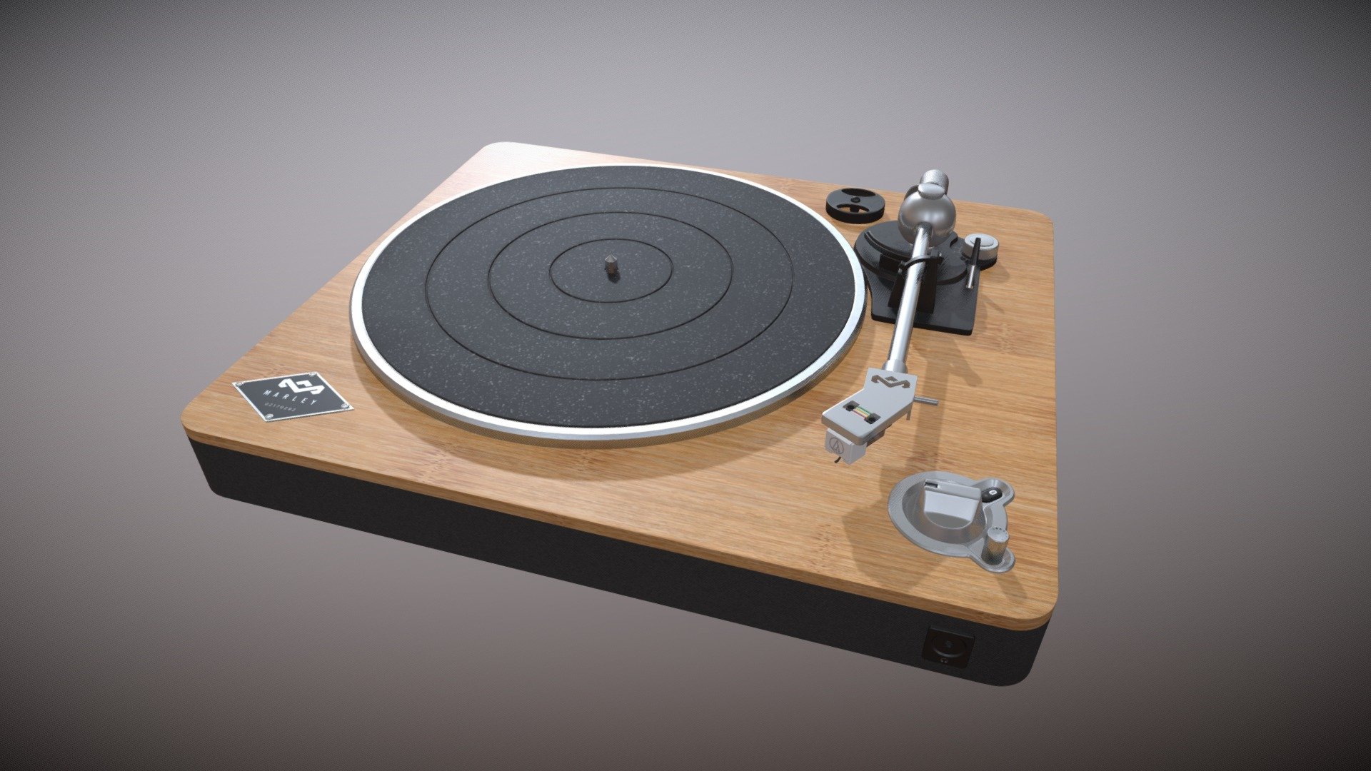 House of Marley Record Player 3d model