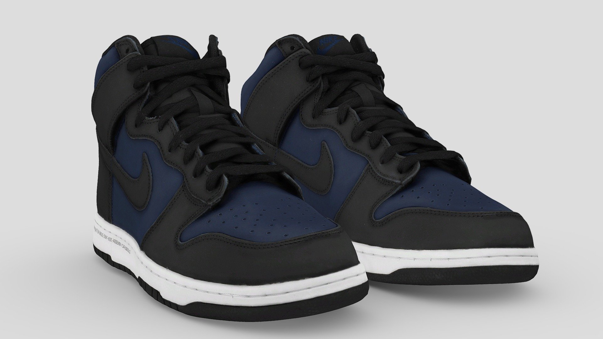 Fragment Design X Nike Air Dunk High Tokyo 3d model