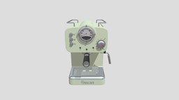 Swan Retro Pump Espresso Coffee Machine