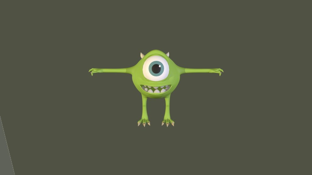 Mike Wazowski 3d model