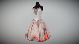 Ballet costume, romantic tutu LOW RES