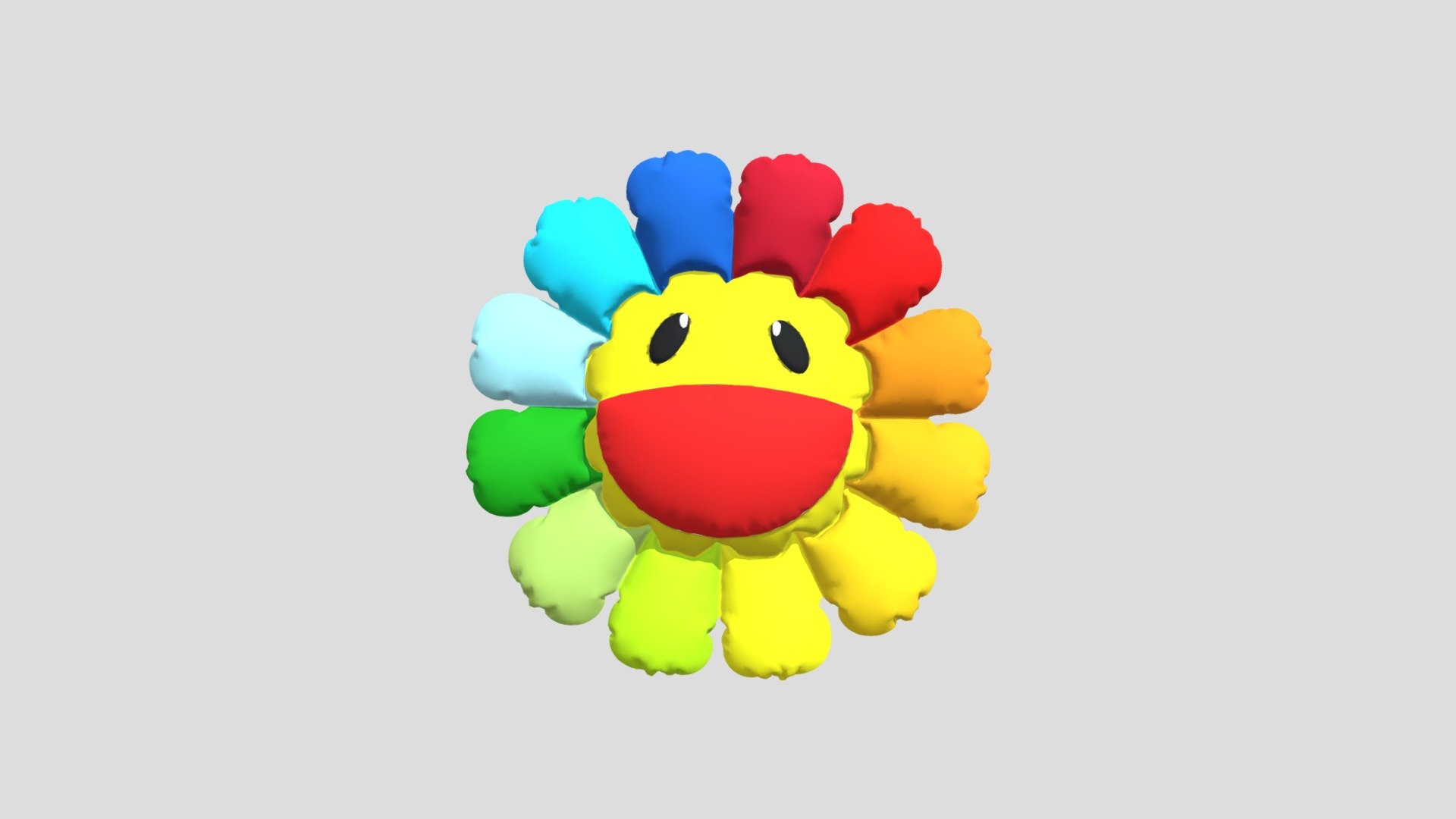 Takashi Murakami Flower 3d model