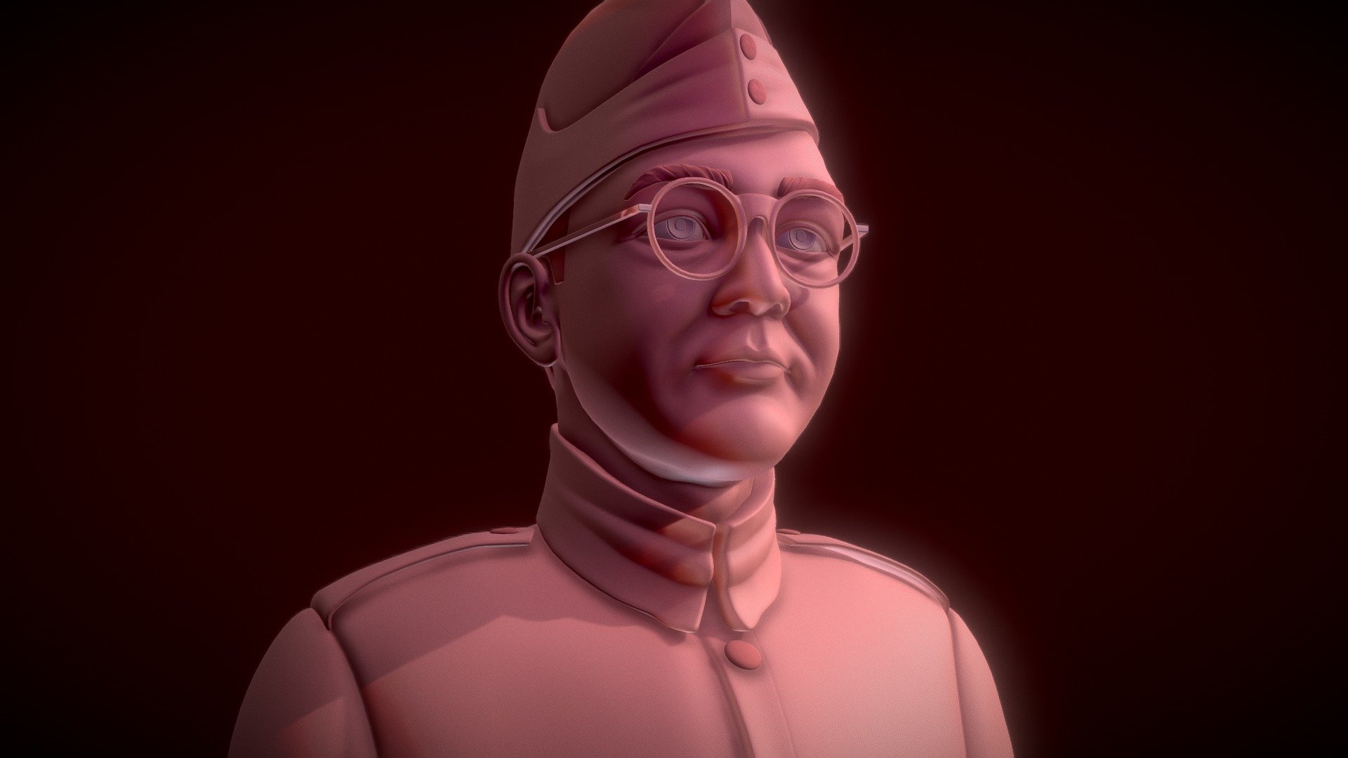 SUBHASH CHANDRA BOSE 3d model