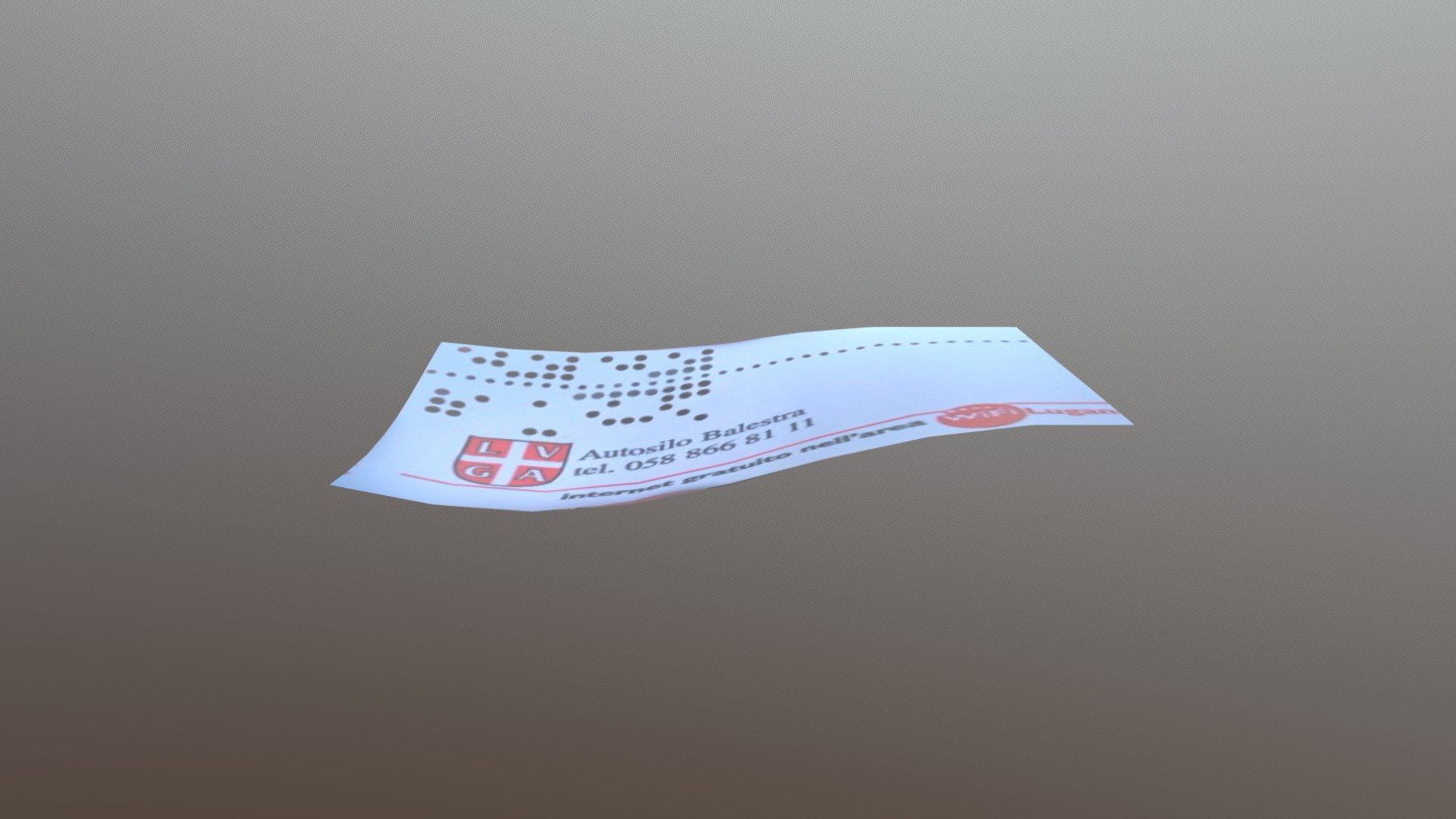 TICKET2 3d model