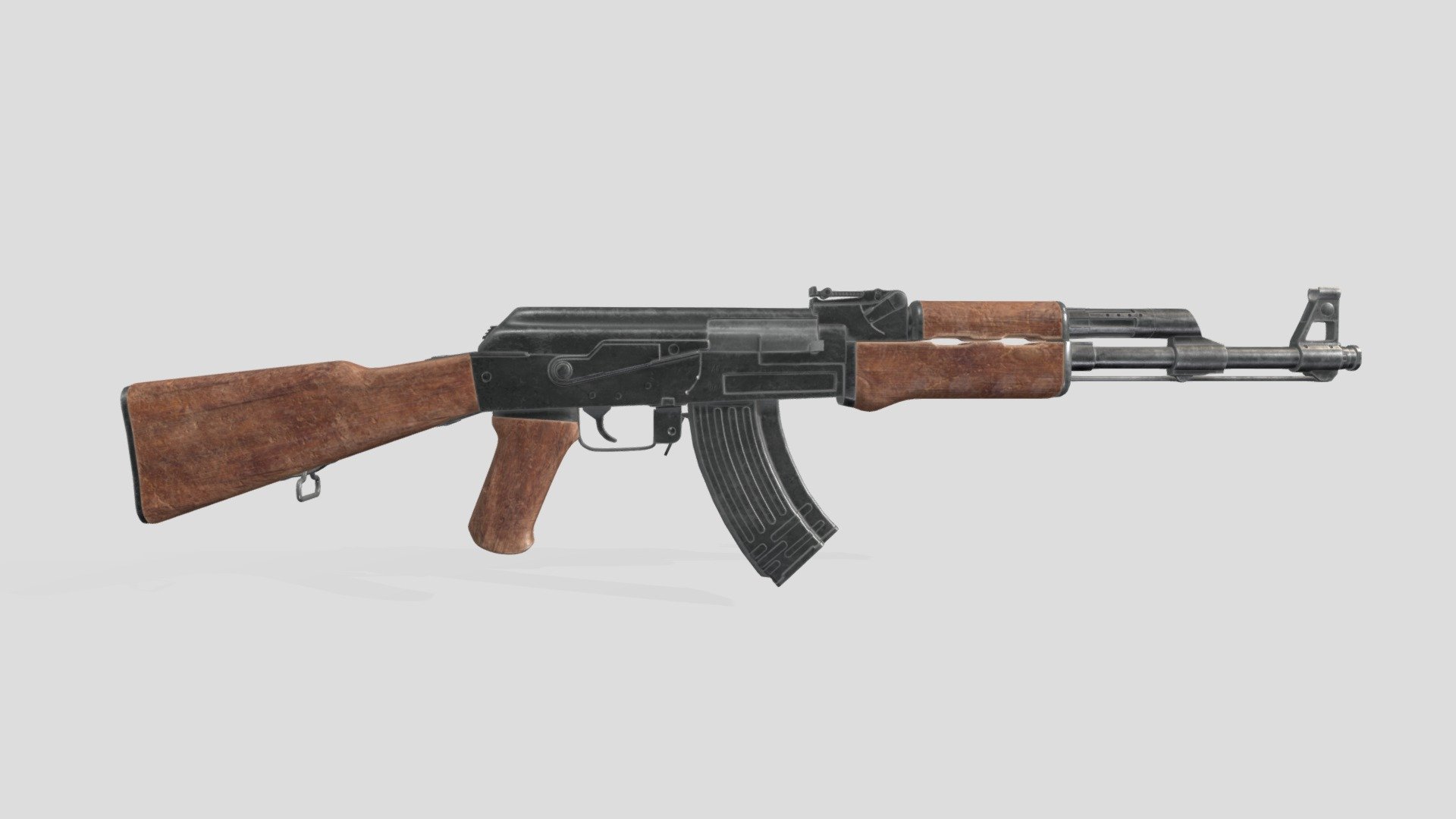 ak-47 3d model