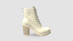 Womens Jalia Heeled Hiker Booties