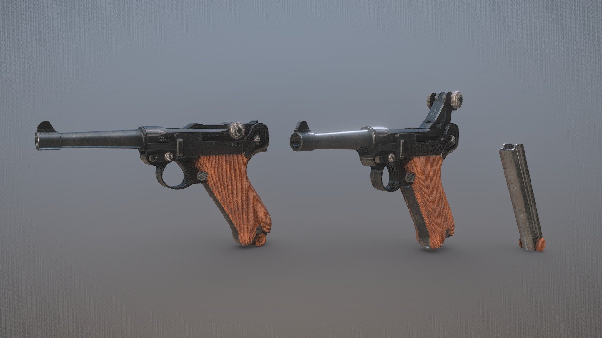 P08 Luger 3d model