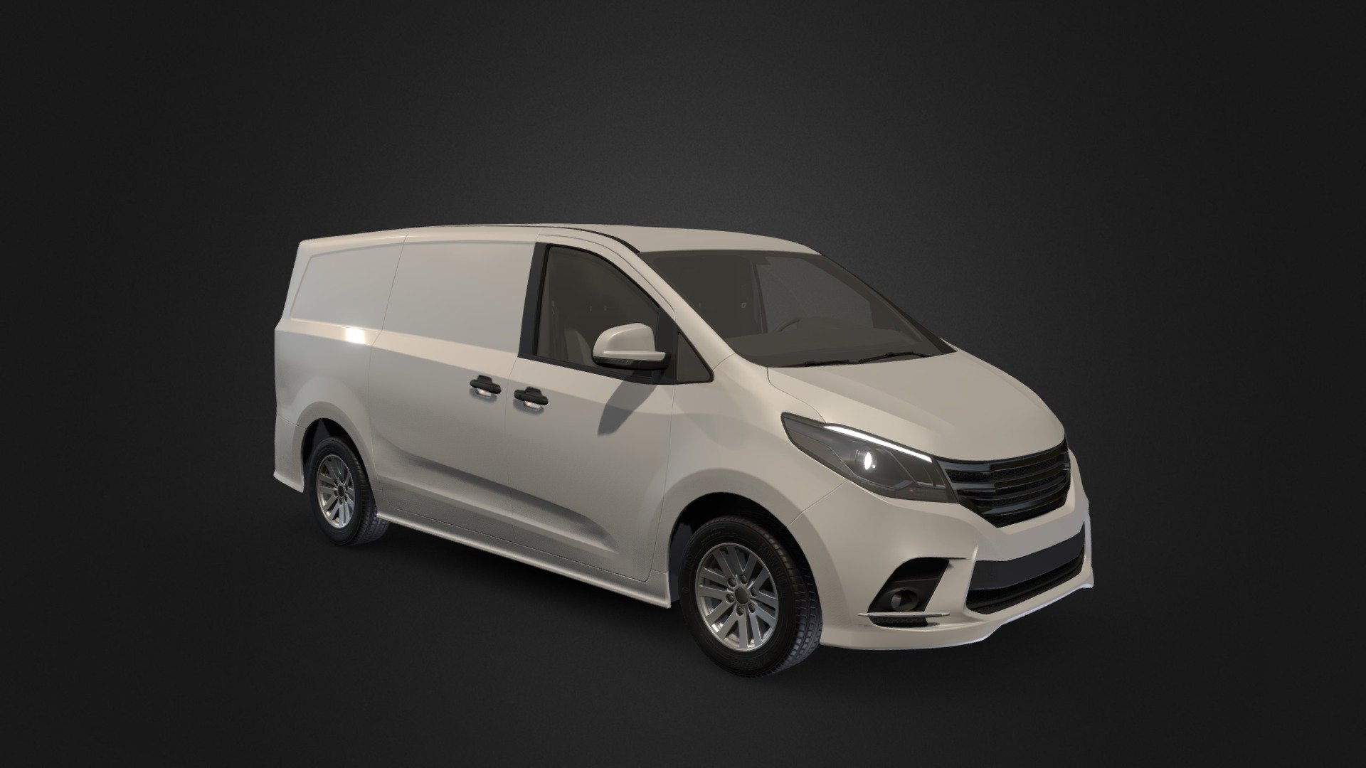 Cargo Van Car 3d model