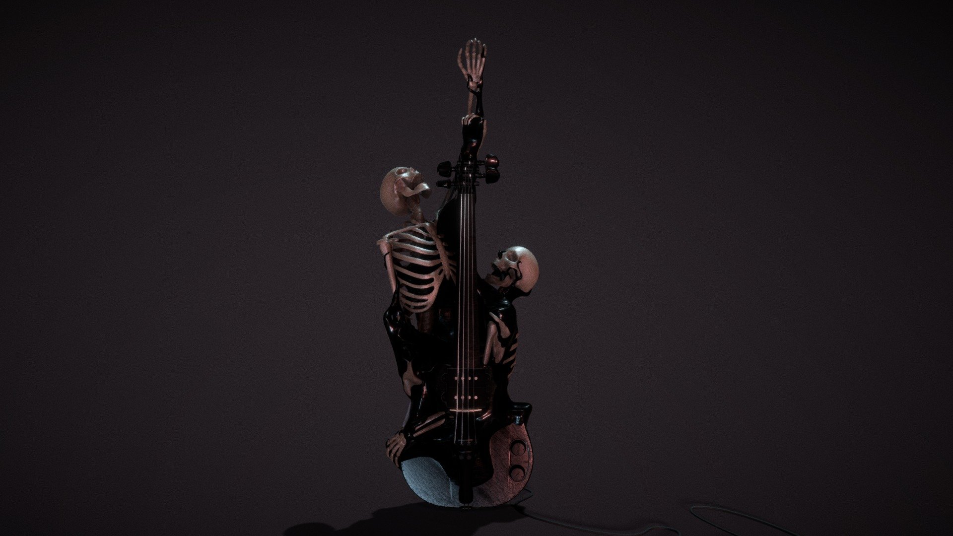 Deaths Violin 3d model