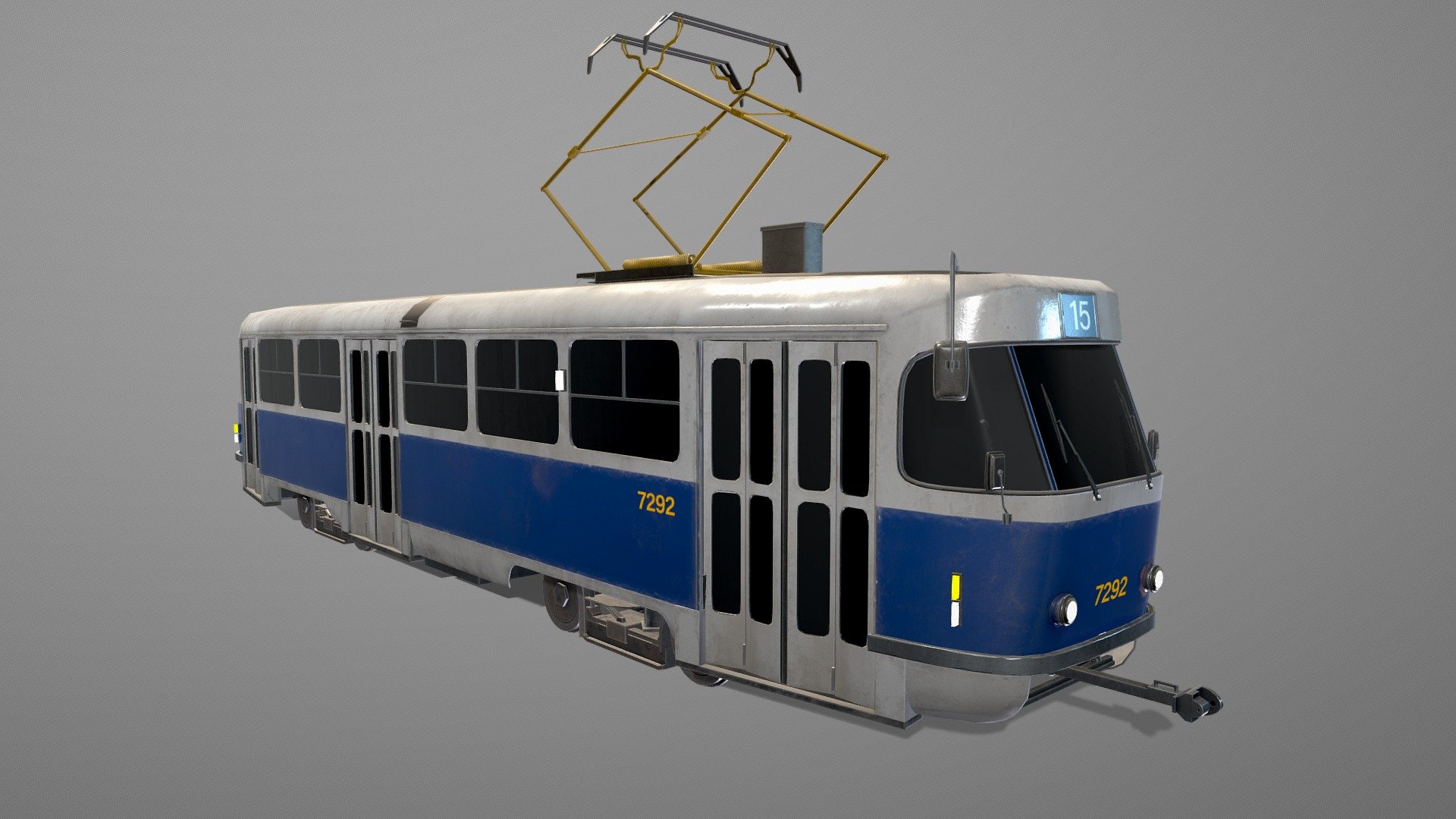 Tram 3d model