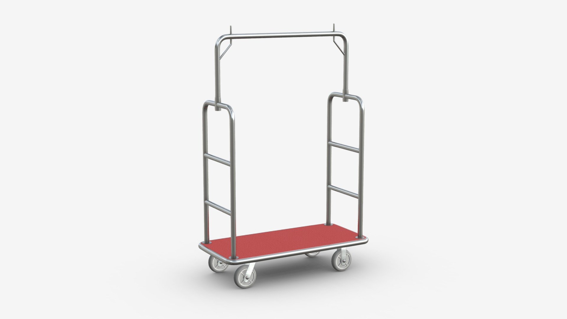 Hotel cart 03 3d model