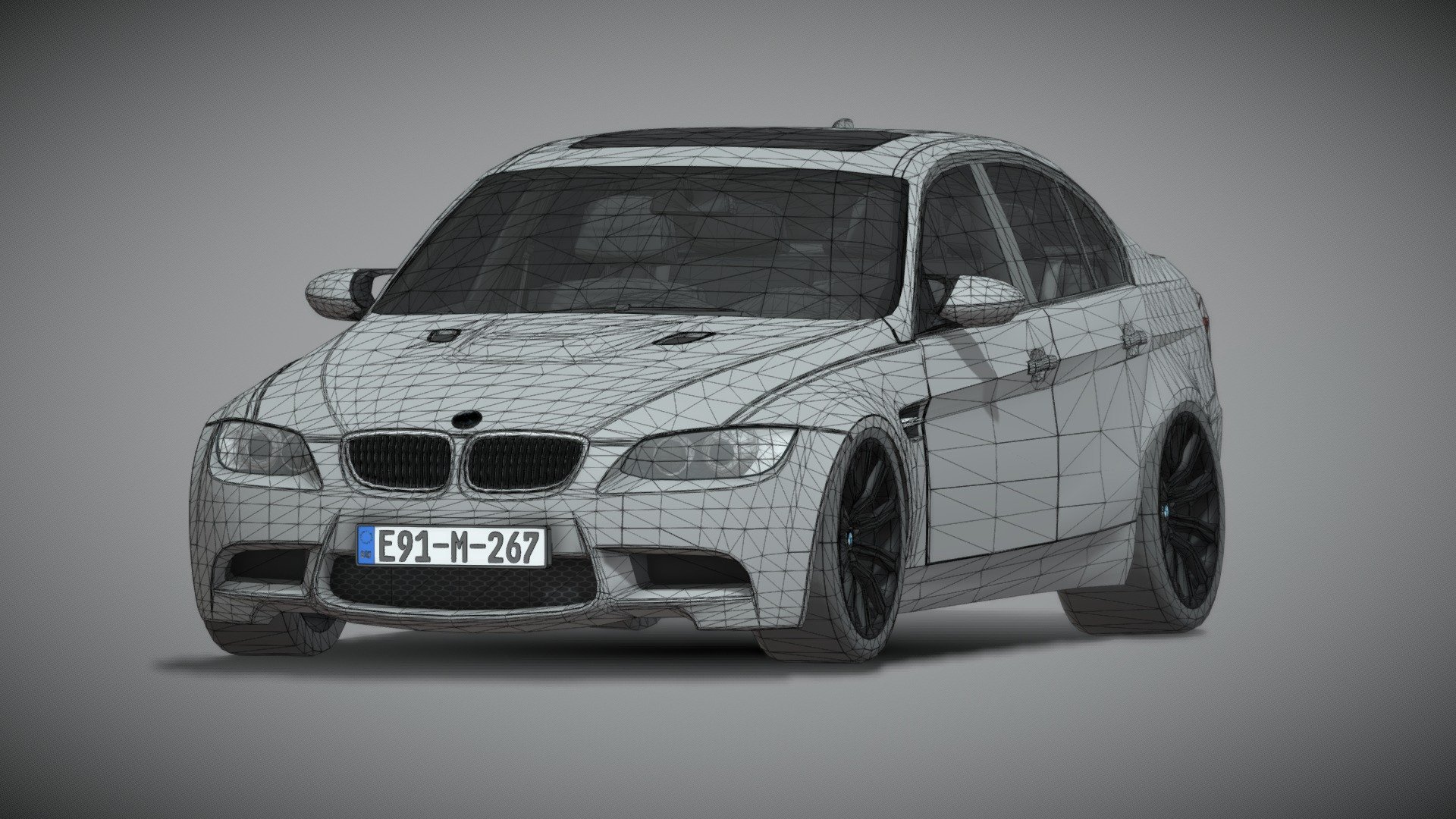 BMW M3 E90 3d model