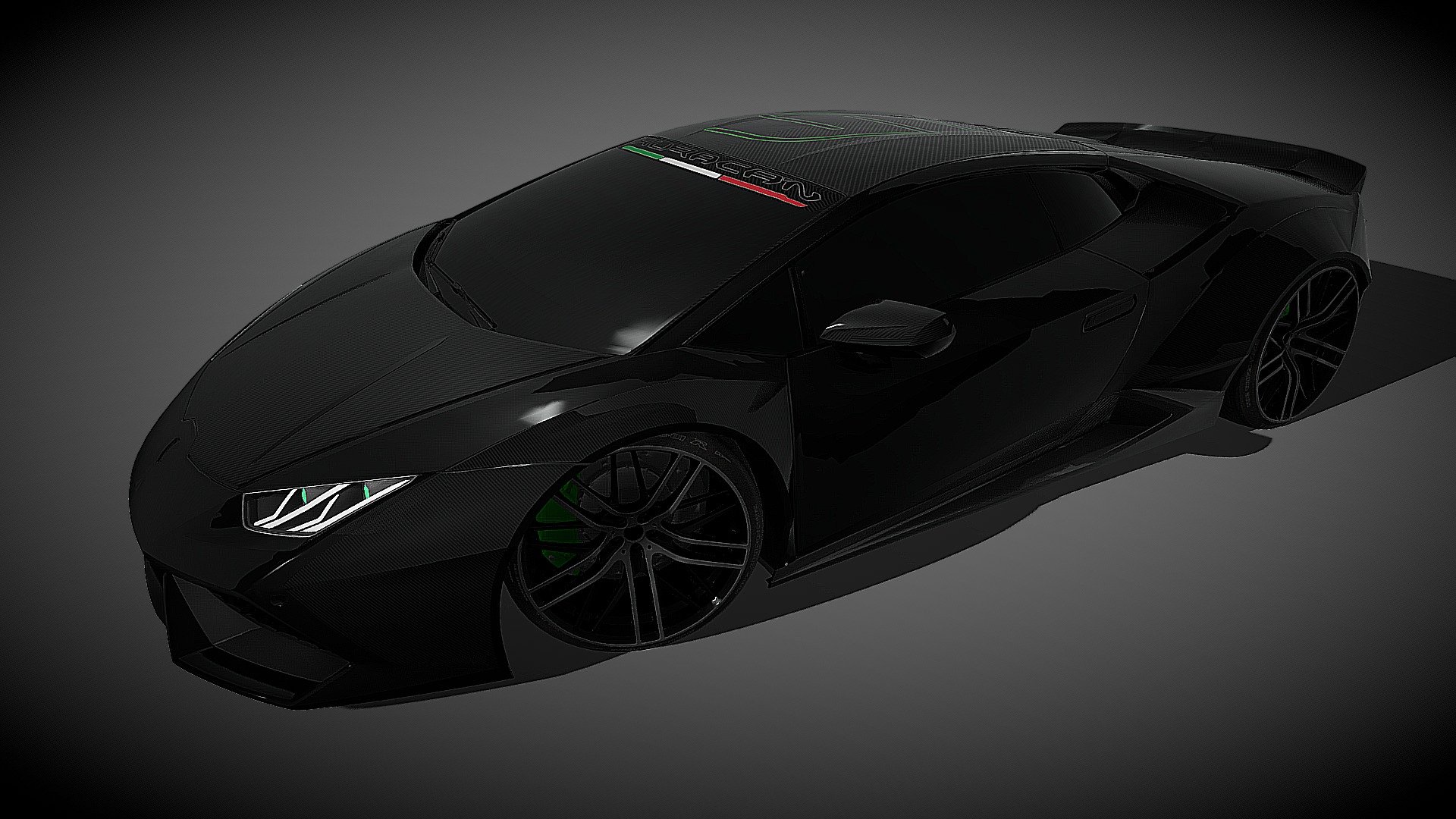 Huracan Black-Panther™️ 3d model