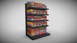 3D chocolate store 02 model