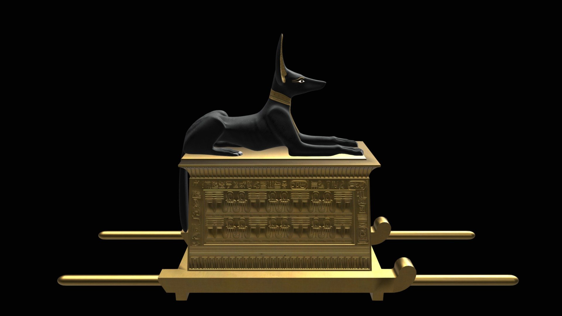 Anubis shrine 3d model