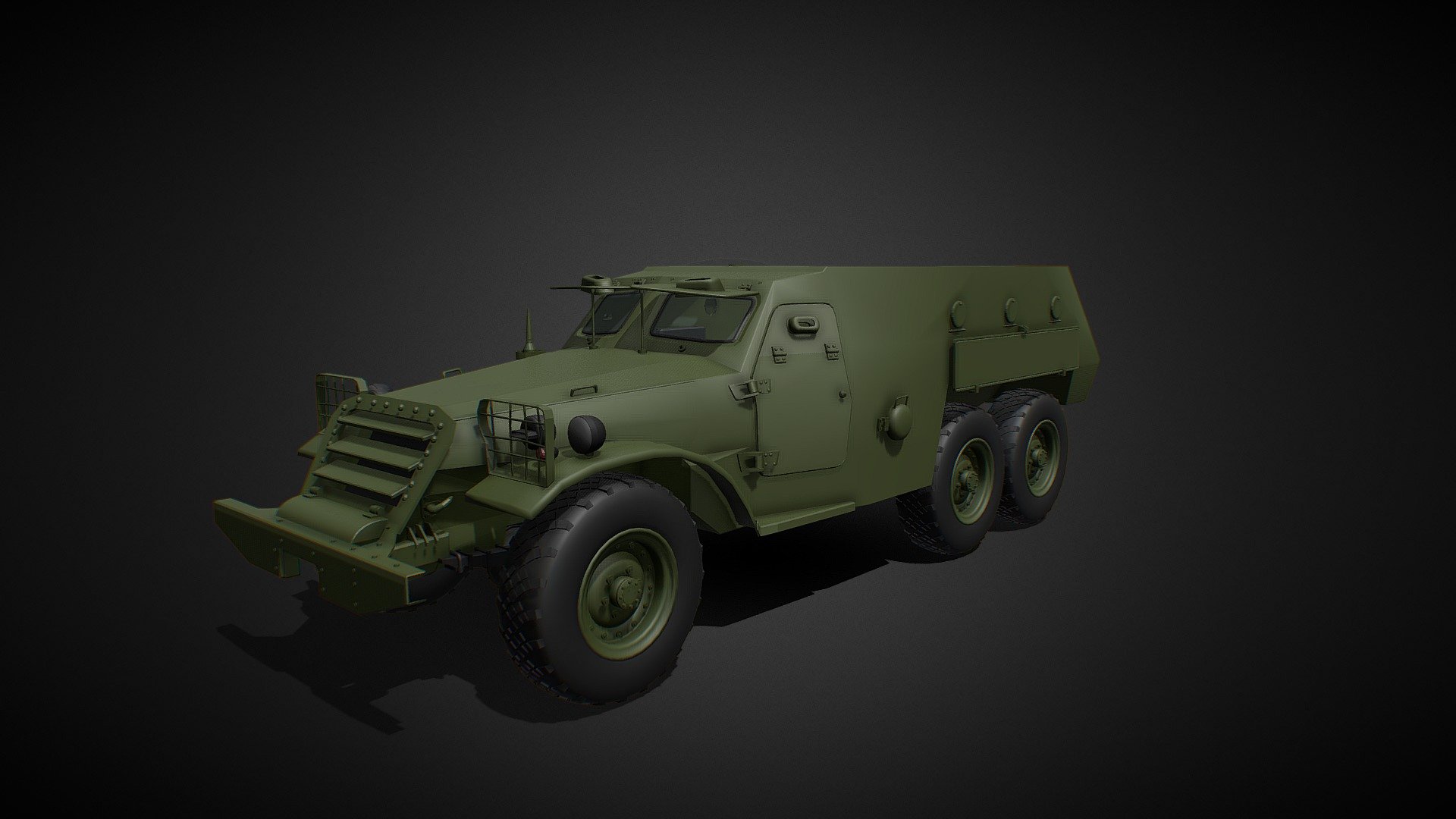 BTR 3d model